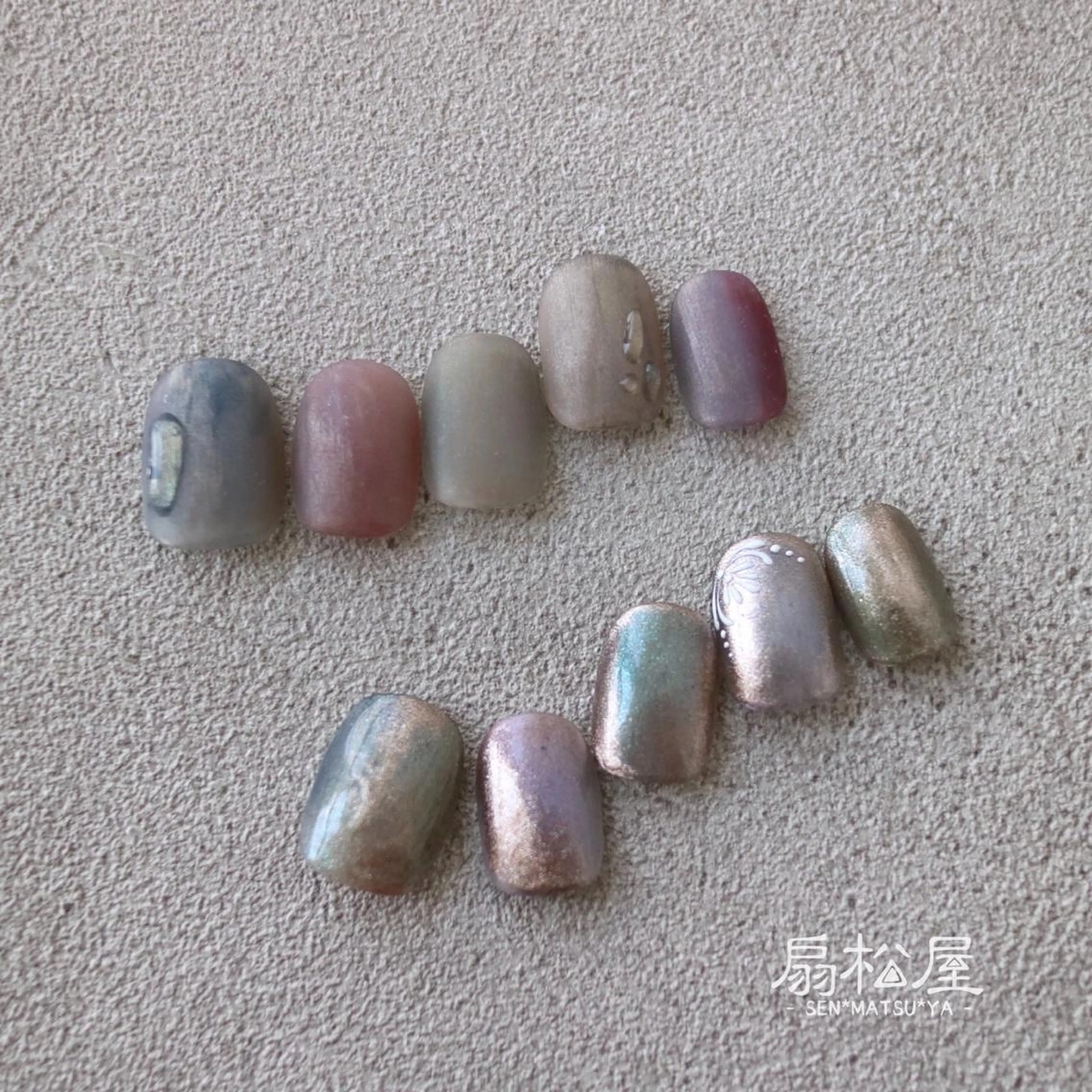 ネイル 扇松屋 marie.nのネイルデザイン