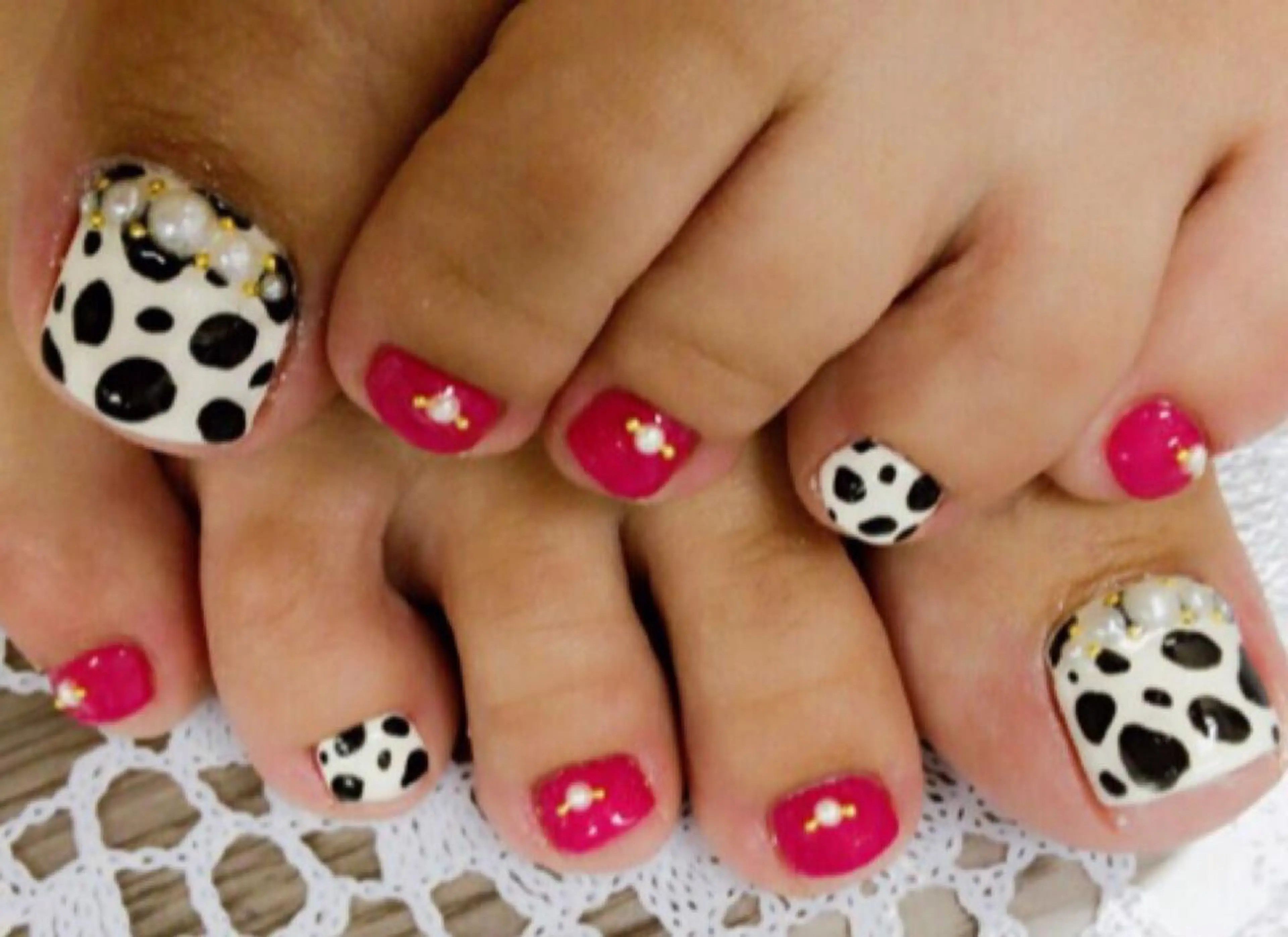 ネイル フットネイル ラウバイマノマノ なかざとのネイルデザイン