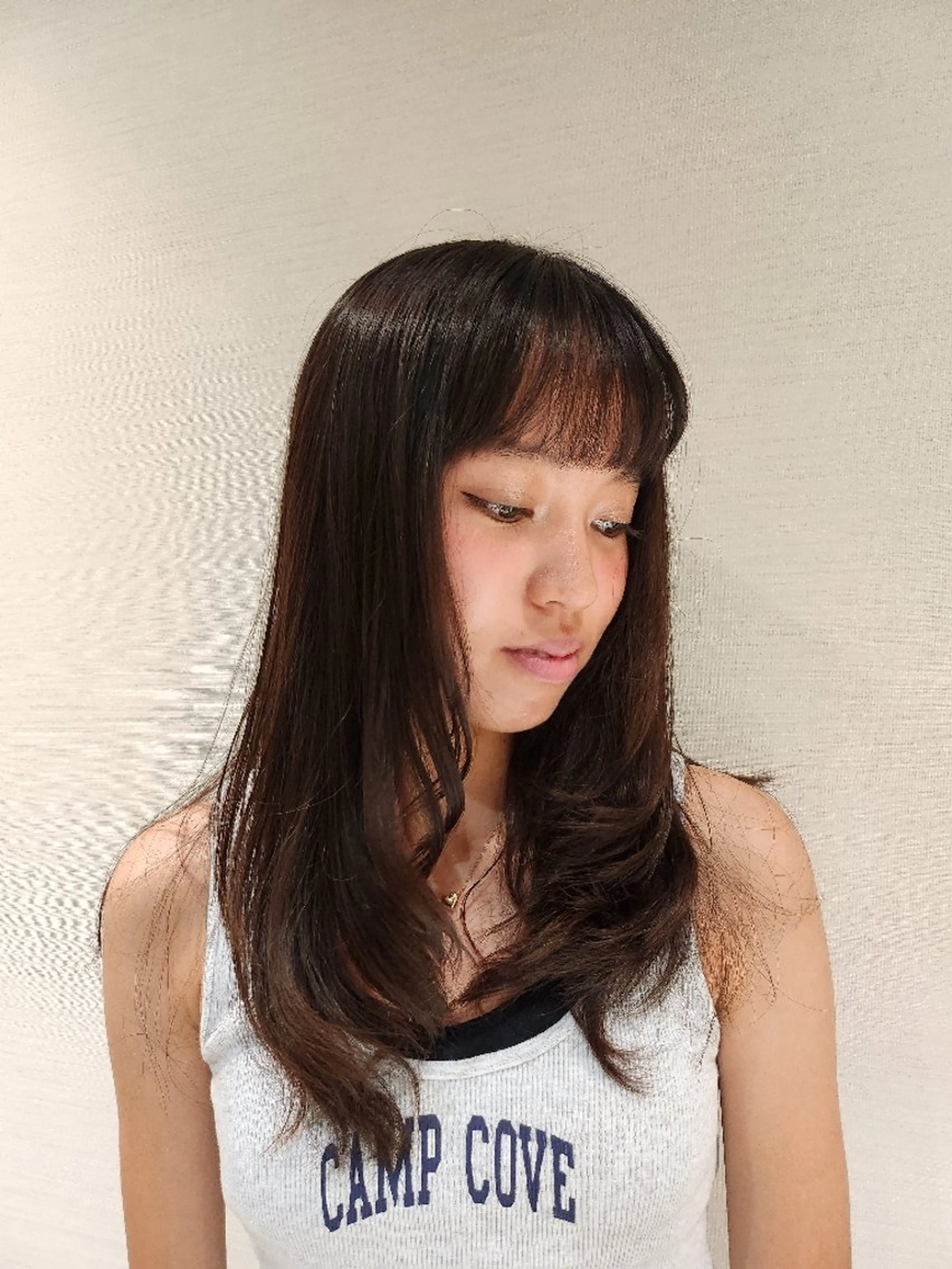 ロング カット カラー/髪質改善/ カット/にこるのヘアスタイル