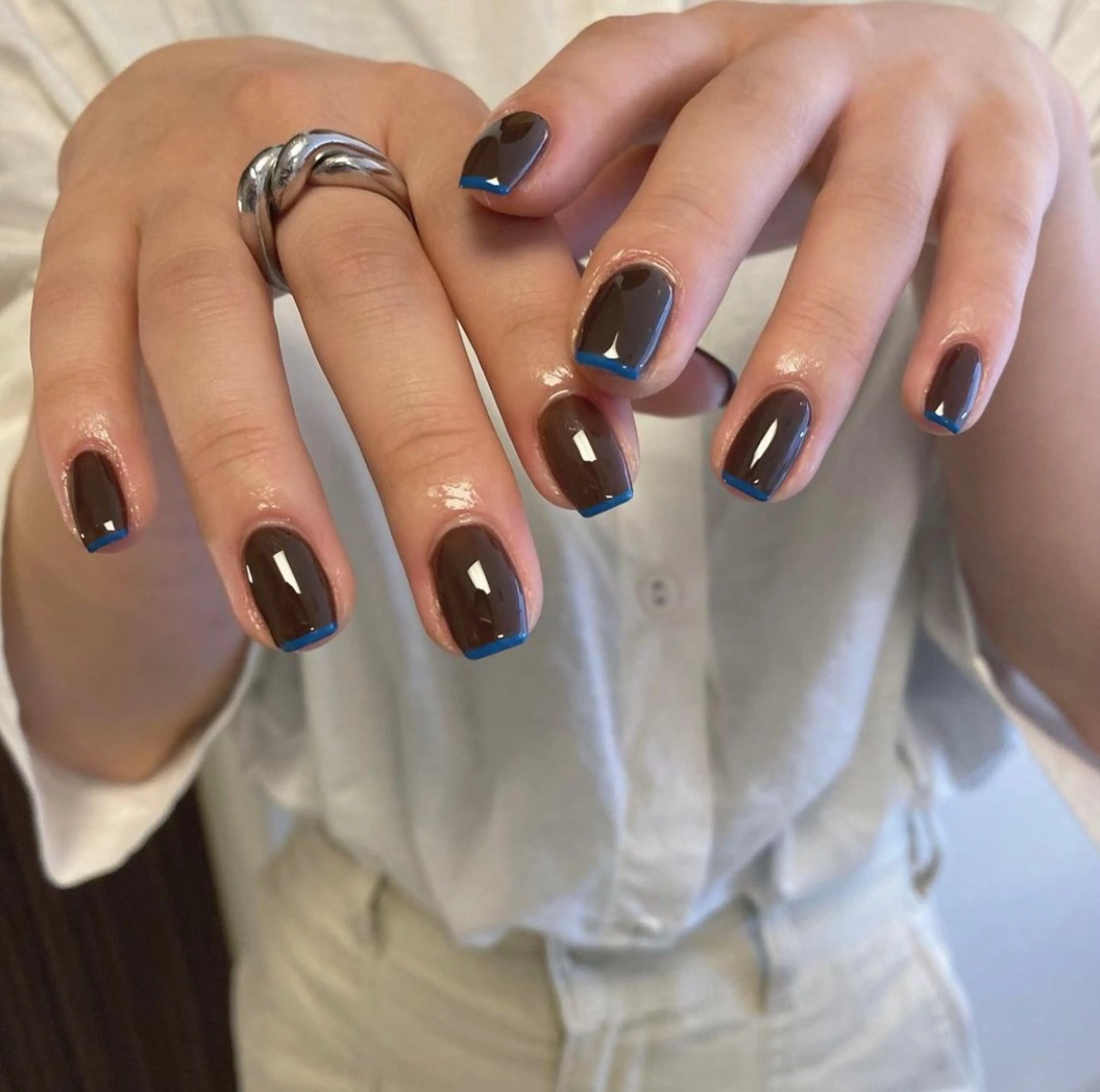 ネイル フレンチネイル ハンドネイル granveil所属・nail salon granveilのネイルデザイン