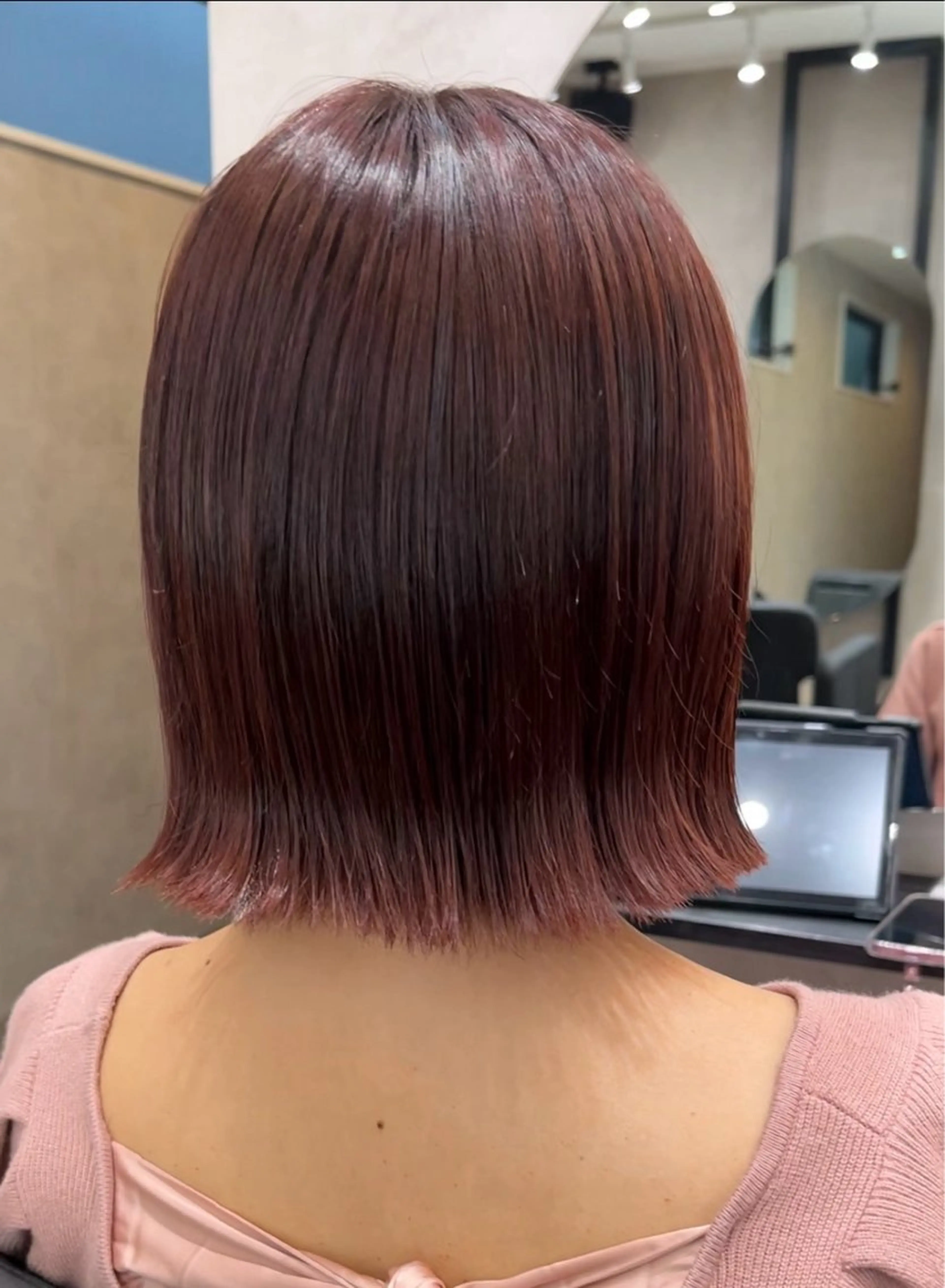 ミディアム 森本峻介 ボブ/透明感カラーのヘアスタイル