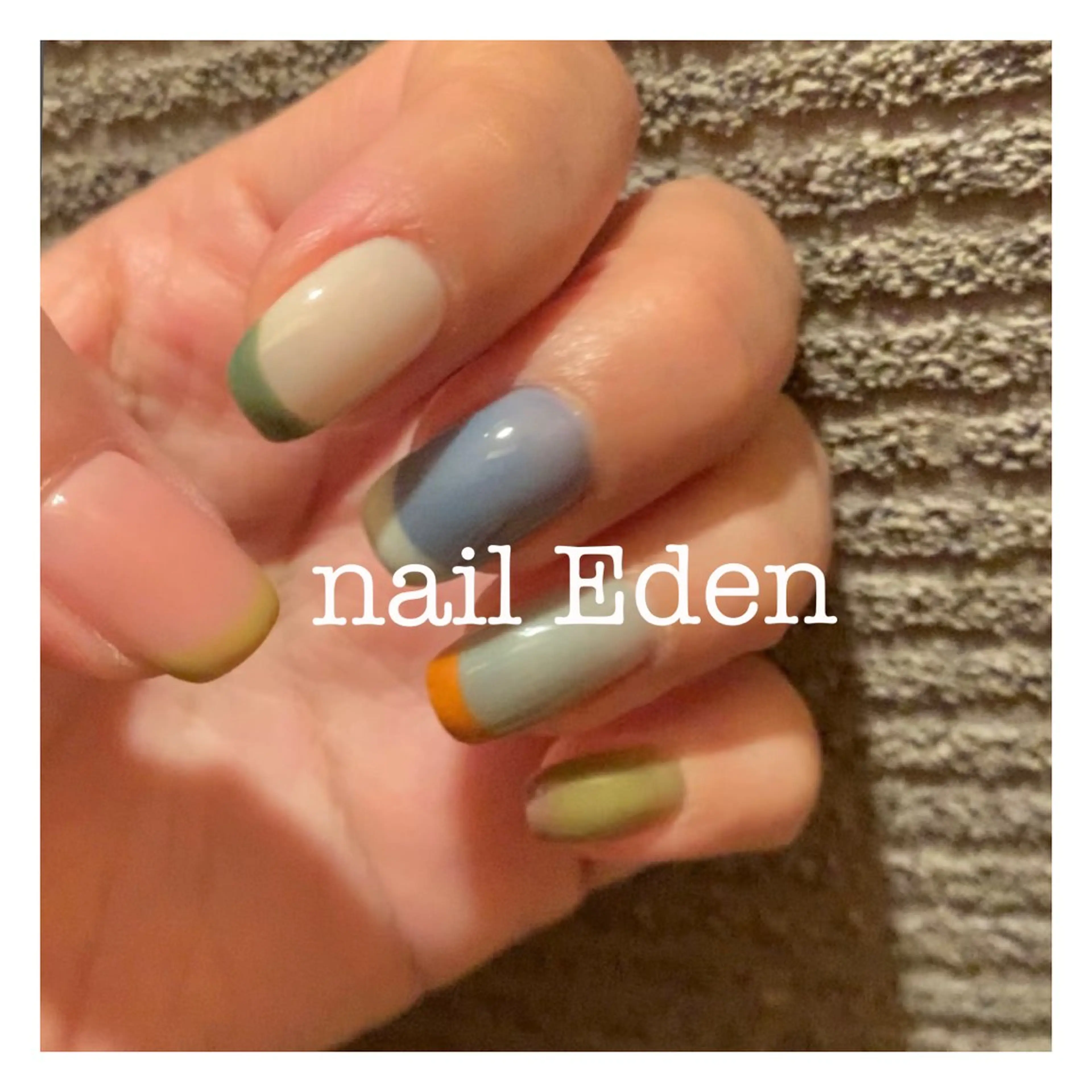 ネイル 持ち込み ハンドネイル ハンドケア Eden　private nail saron所属・Eden ♾️のネイルデザイン