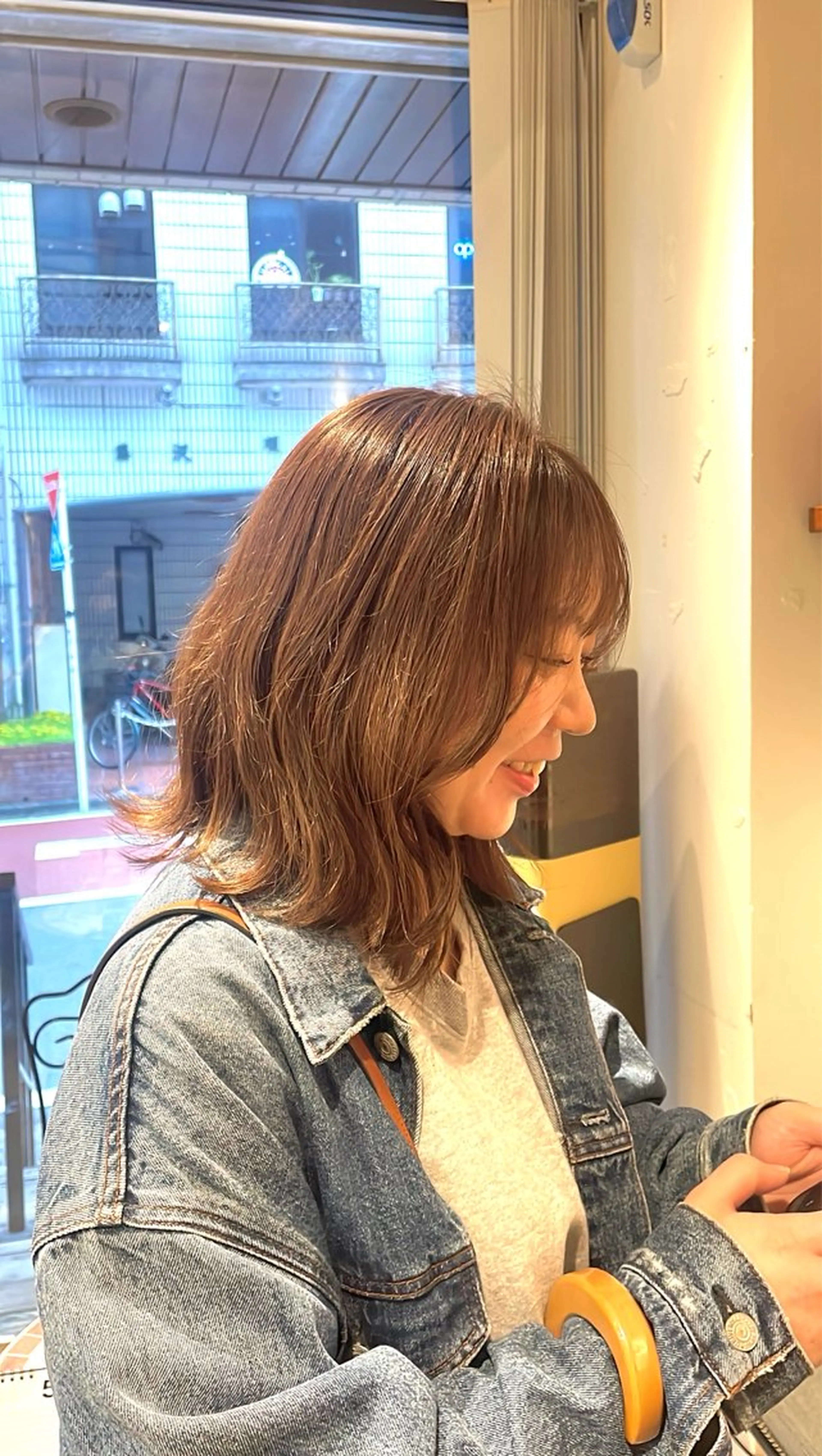 ミディアム カラー カット ヘアカラー 縮毛矯正 このみ/髪質改善 /ヘアアレンジ🫧のヘアスタイル