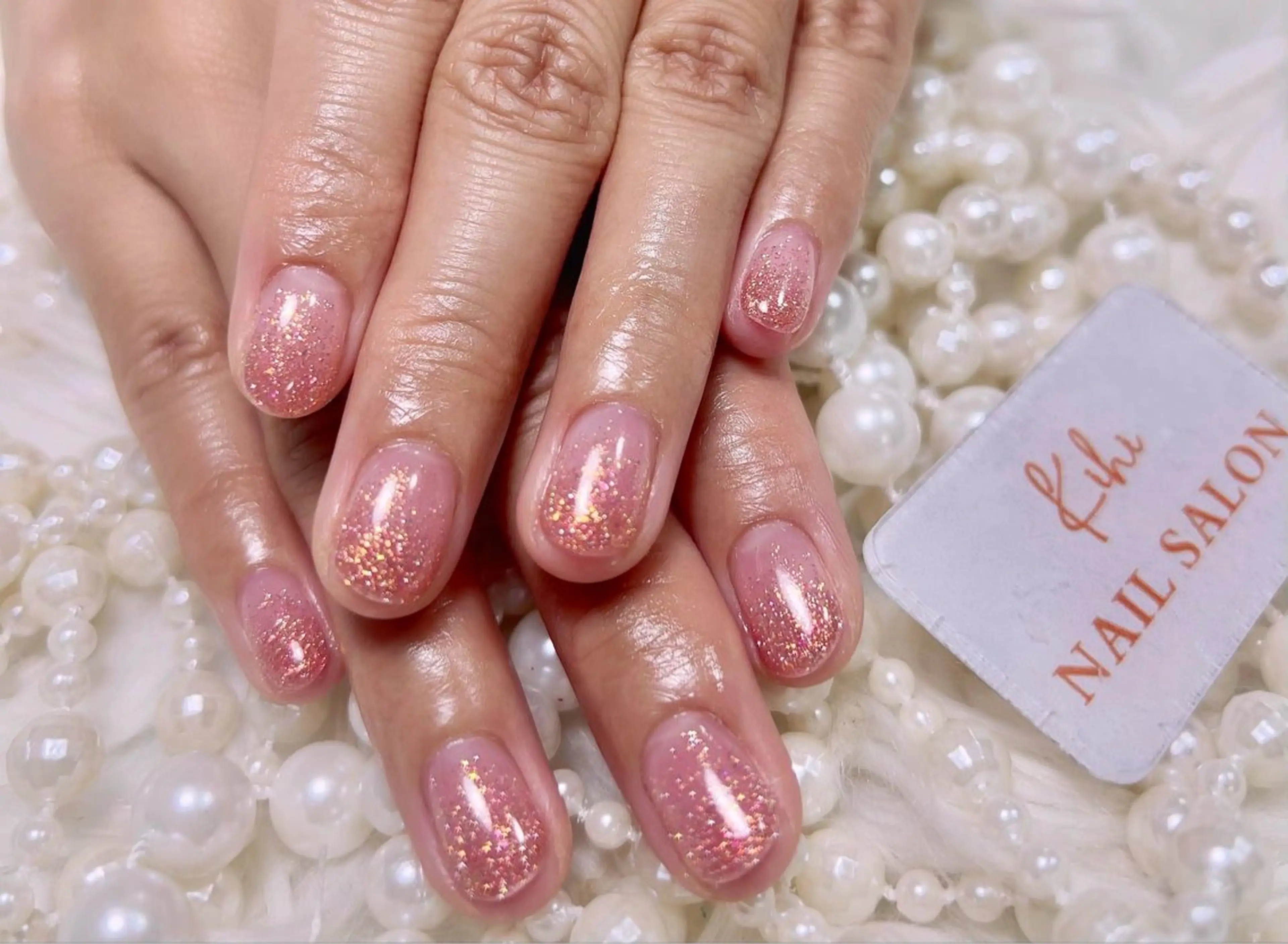 ネイル アートネイル フレンチネイル ジェルネイル グラデーション 韓国ネイル ハンドネイル ハンドケア さくら💮💮 【オフ無料】のネイルデザイン