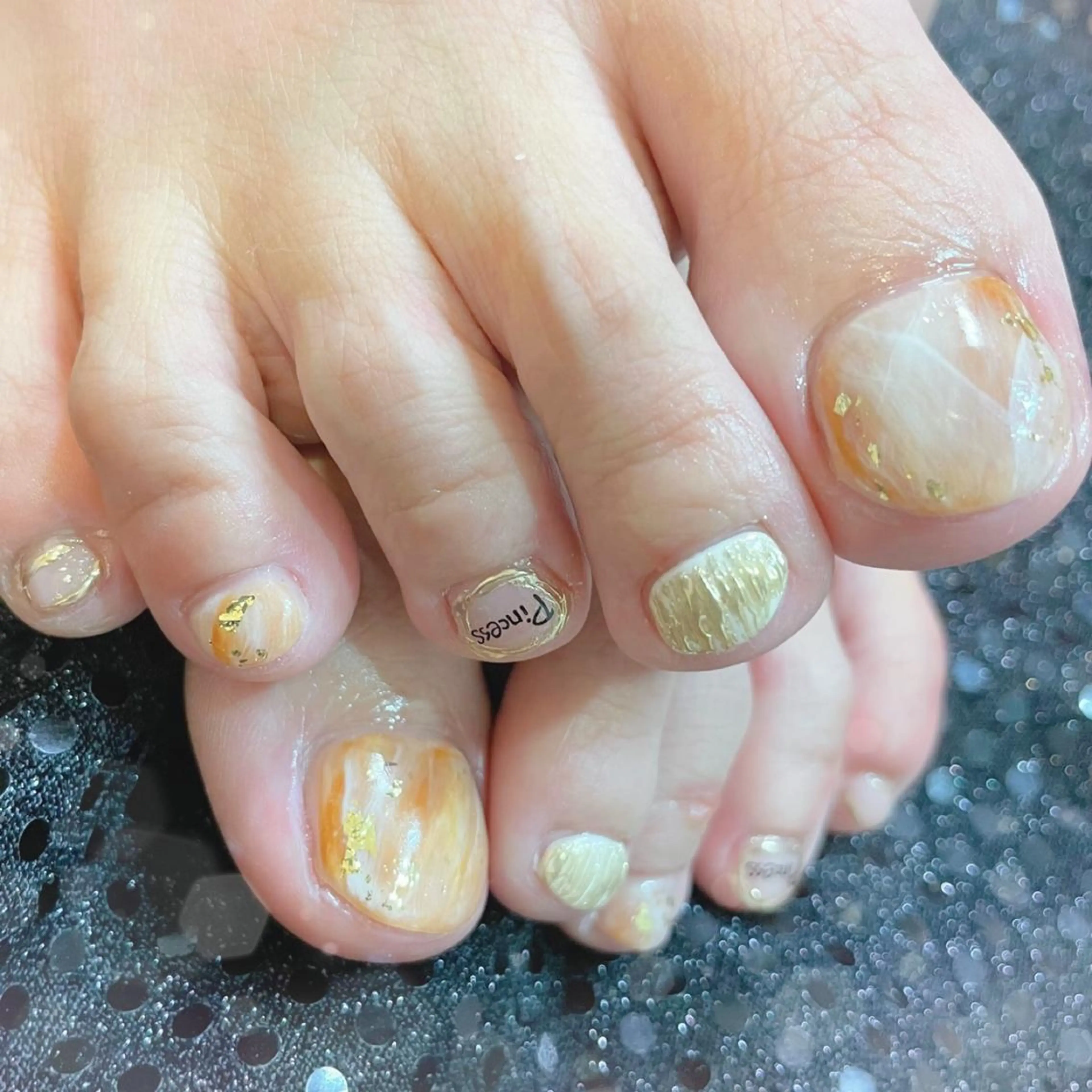 ネイル フットネイル MoON...❤︎ MeGuのネイルデザイン