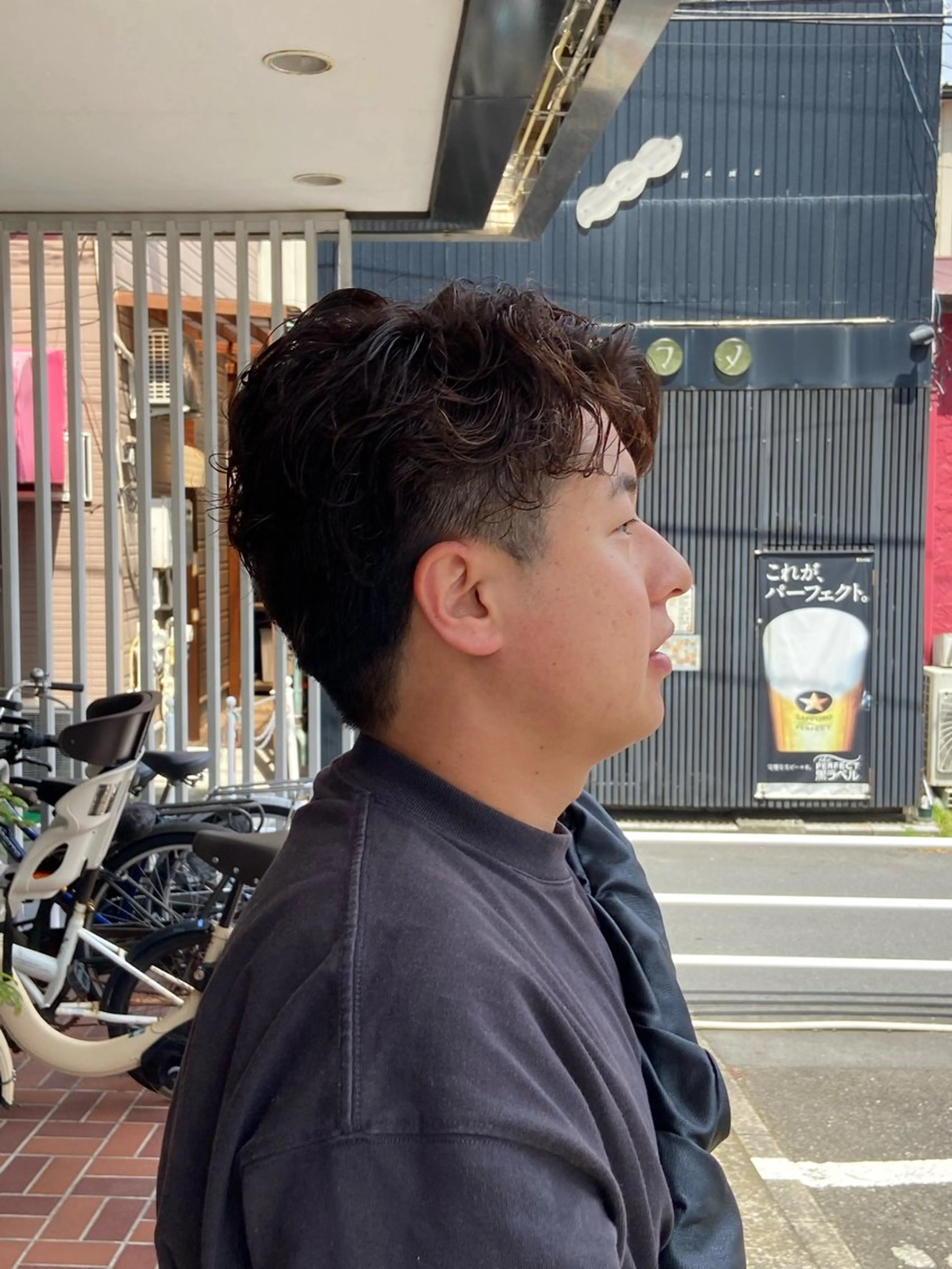 ミディアム パーマ メンズ ミディアムパーマ メンズパーマ ニュアンスパーマ メンズ特化/茅ヶ崎 style磯貝裕介のヘアスタイル