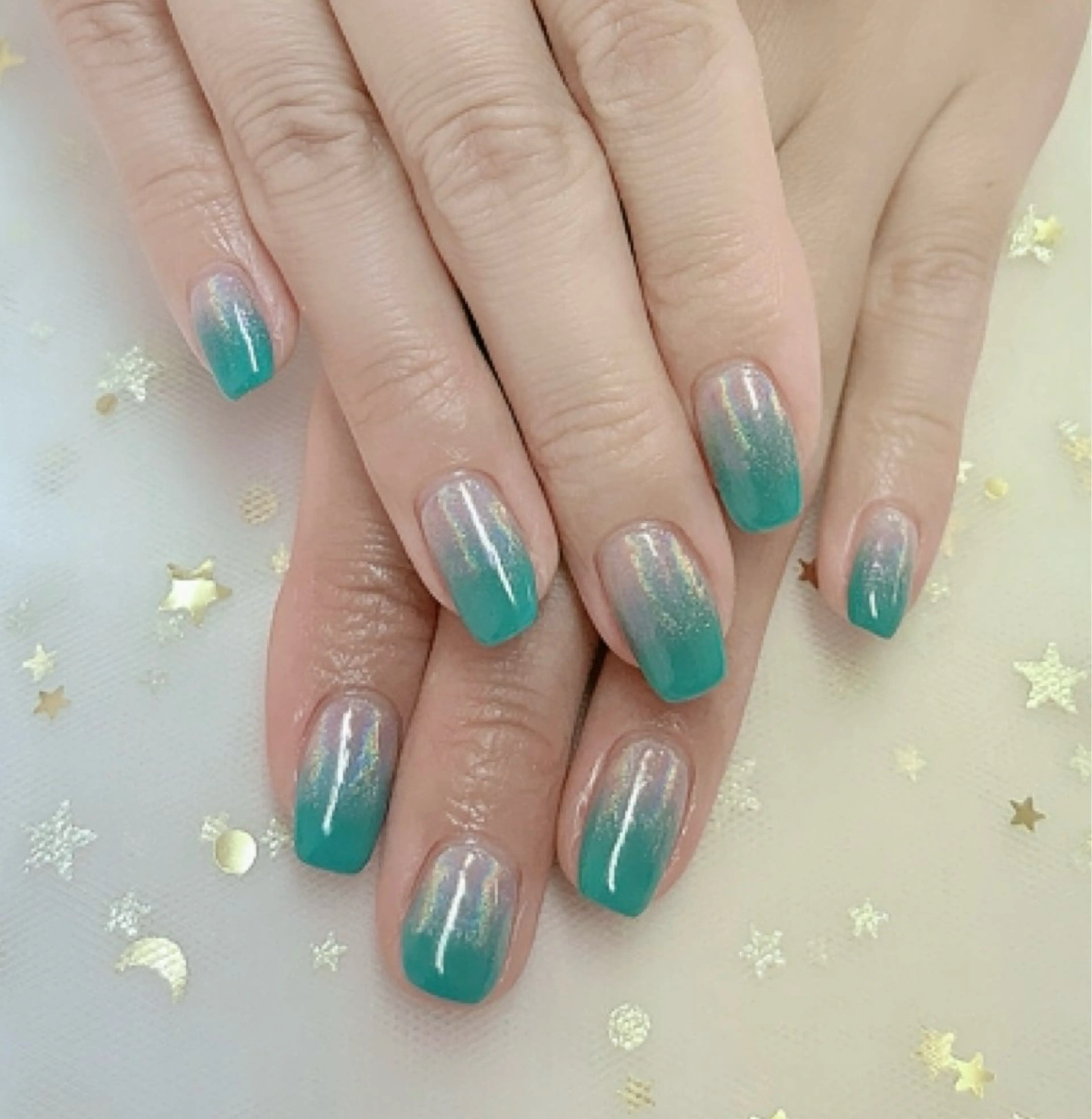 ネイル ミラーネイル 上福岡 らんらんのネイルデザイン