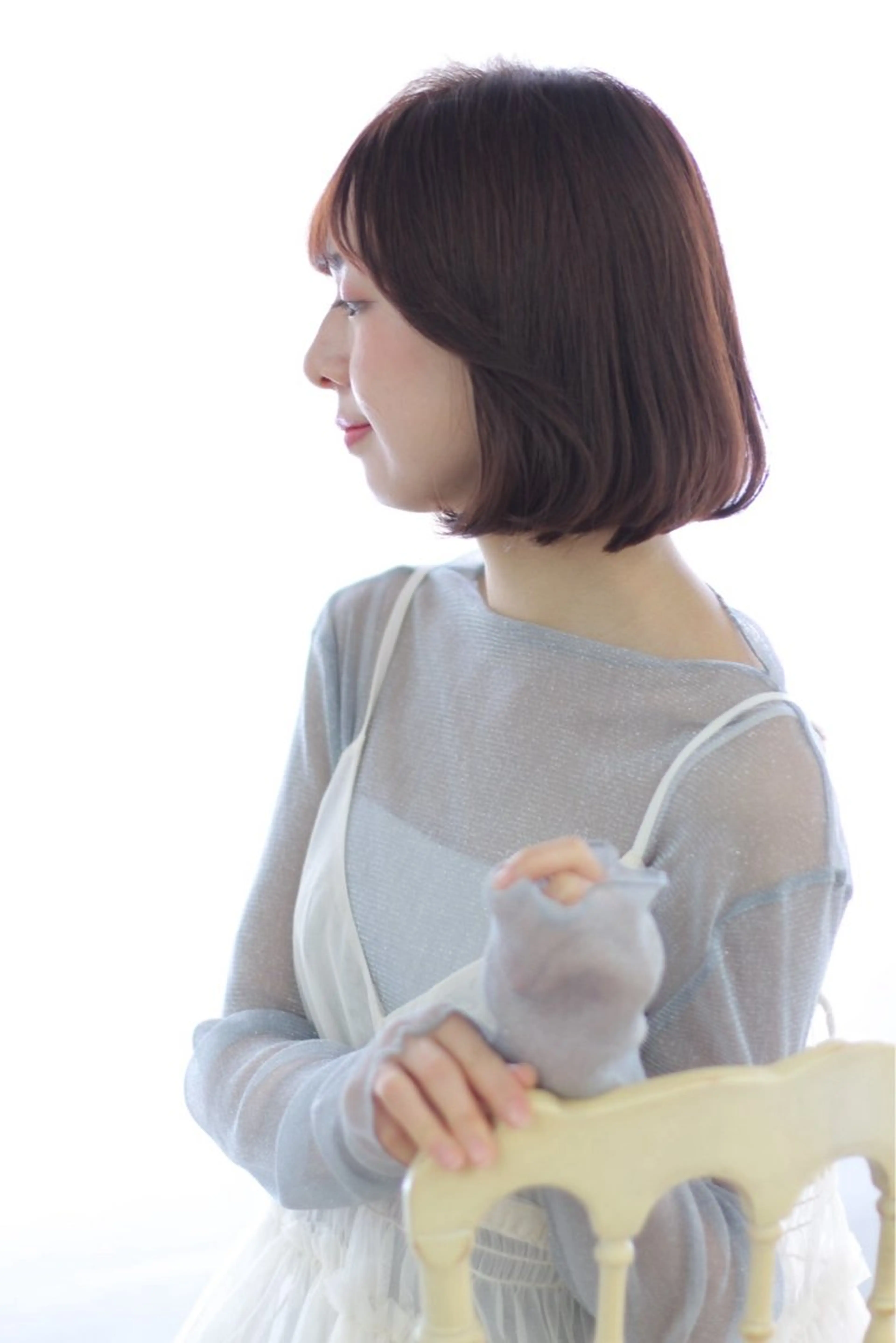 【上品髪質🫧髪質改善カラー♪】カット+イルミナカラー+髪質改善トリートメントの写真