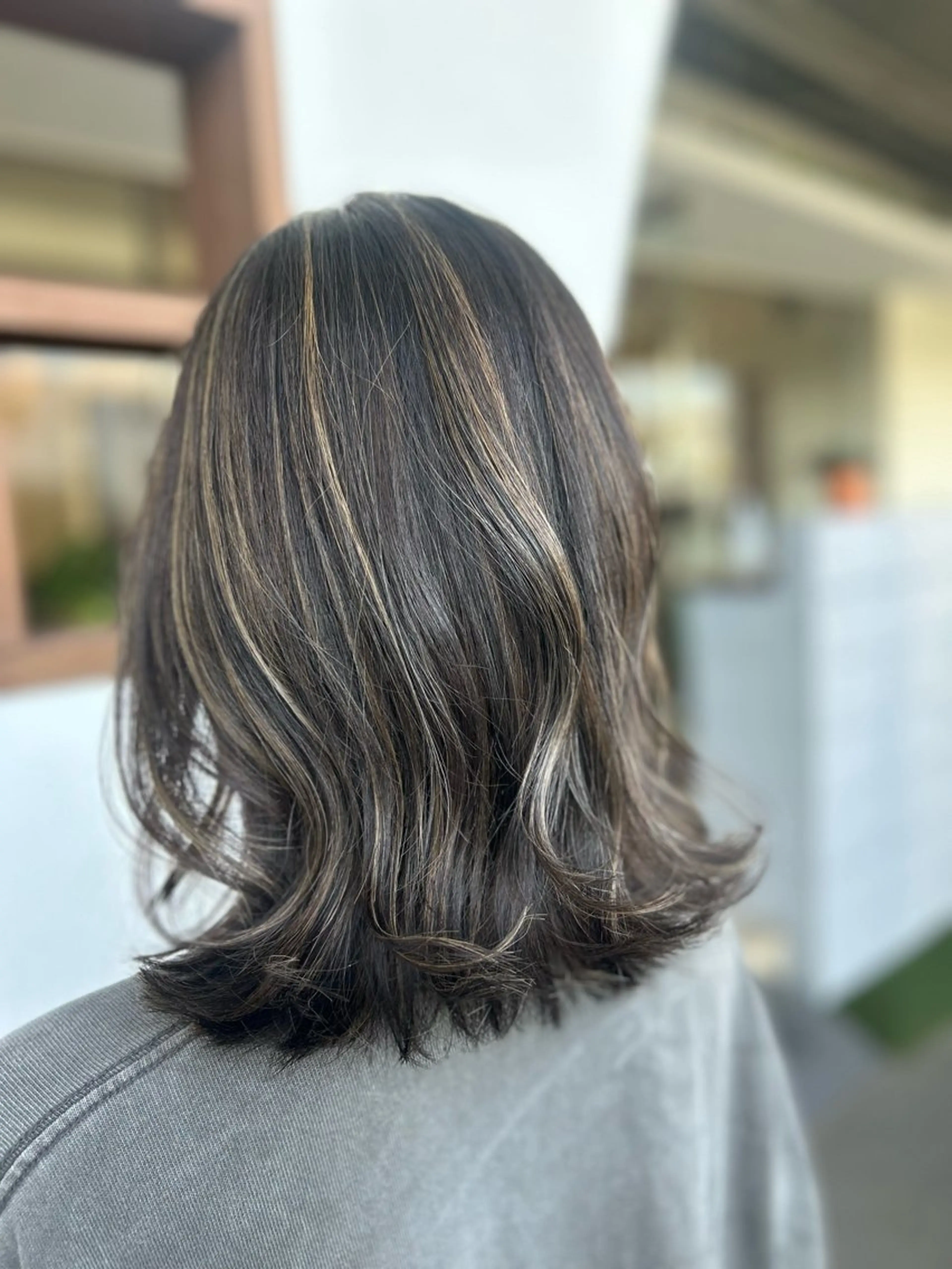 セミロング 美容室 Jフィドルファドル所属・わきた かずなのヘアスタイル