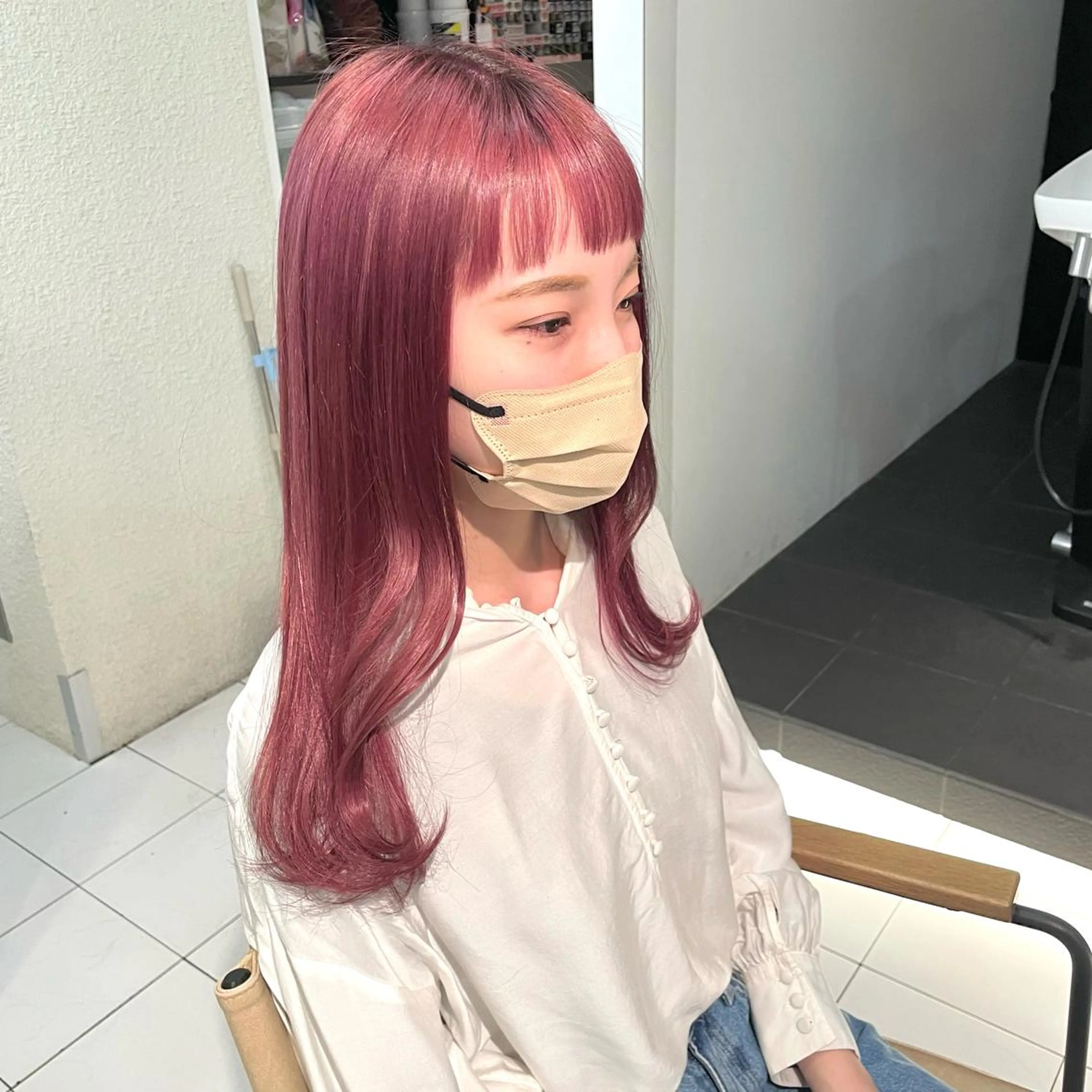 ロング カラー 透明感カラー/ 寺田千雅子のヘアスタイル