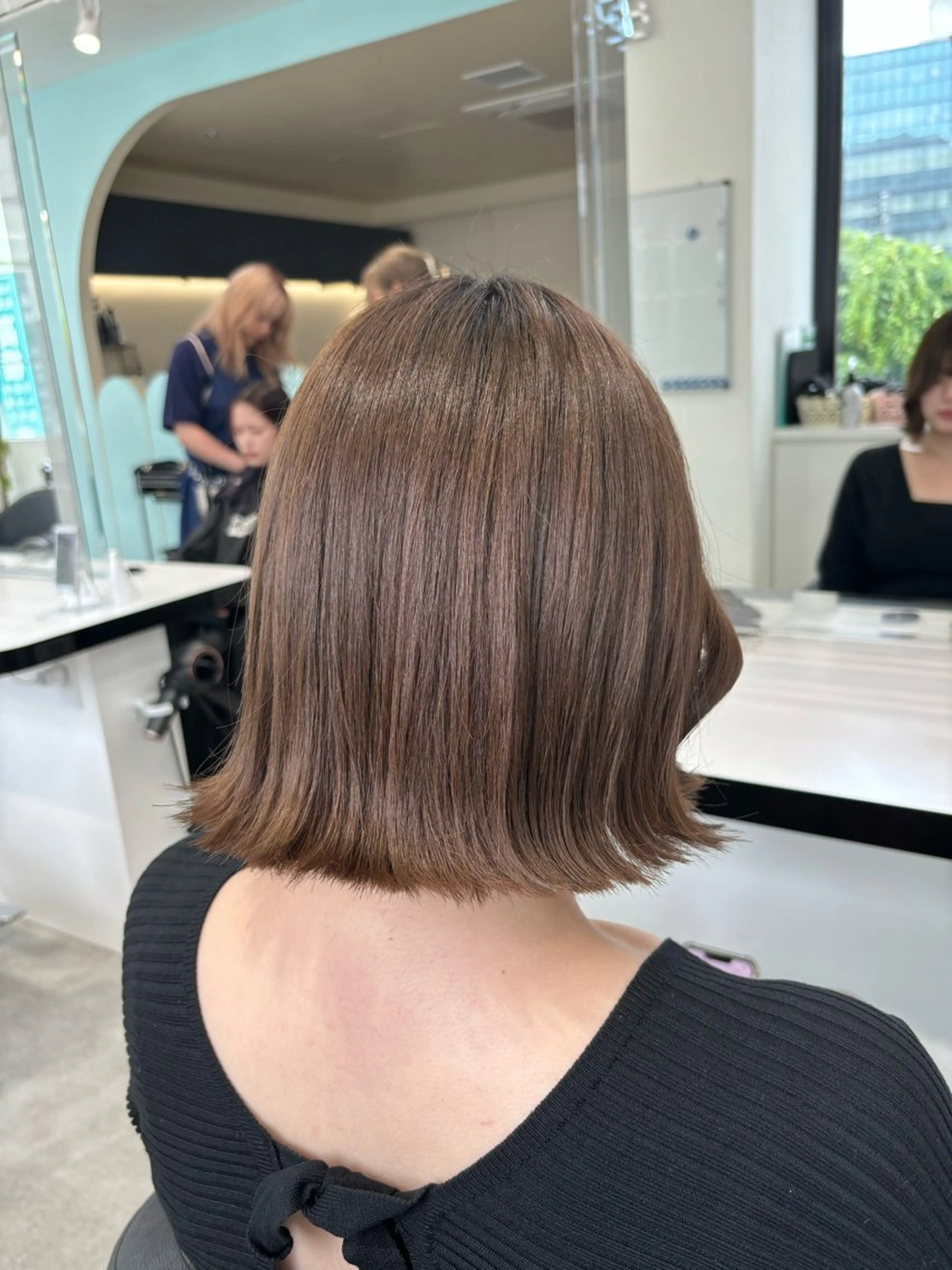 ミディアム カット Wカラー/暖色/べ ージュりく©︎🐝のヘアスタイル