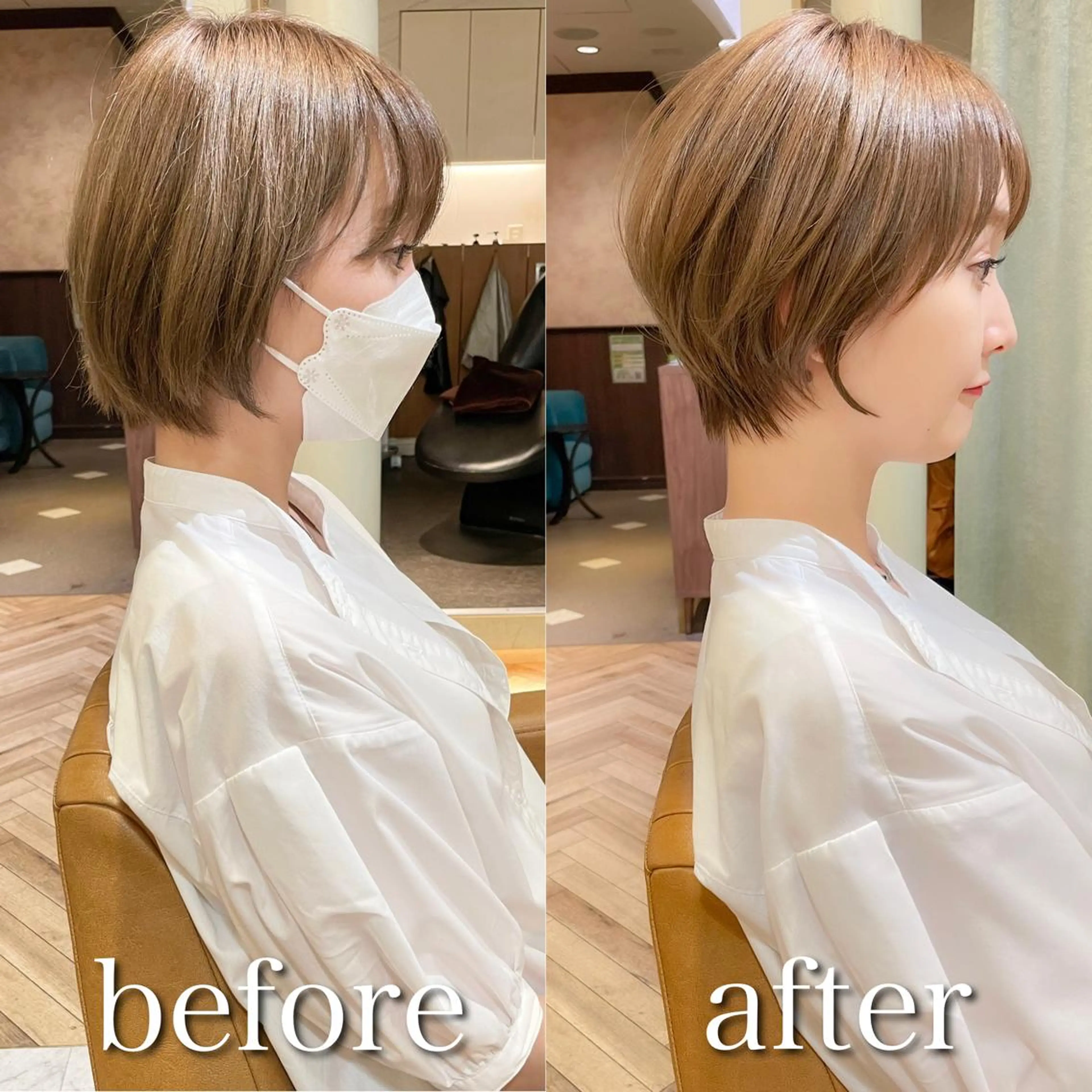 ショート カラー カット ヘアカラー トリートメント ❤️ショートの達人 ❤️成田一輝のヘアスタイル