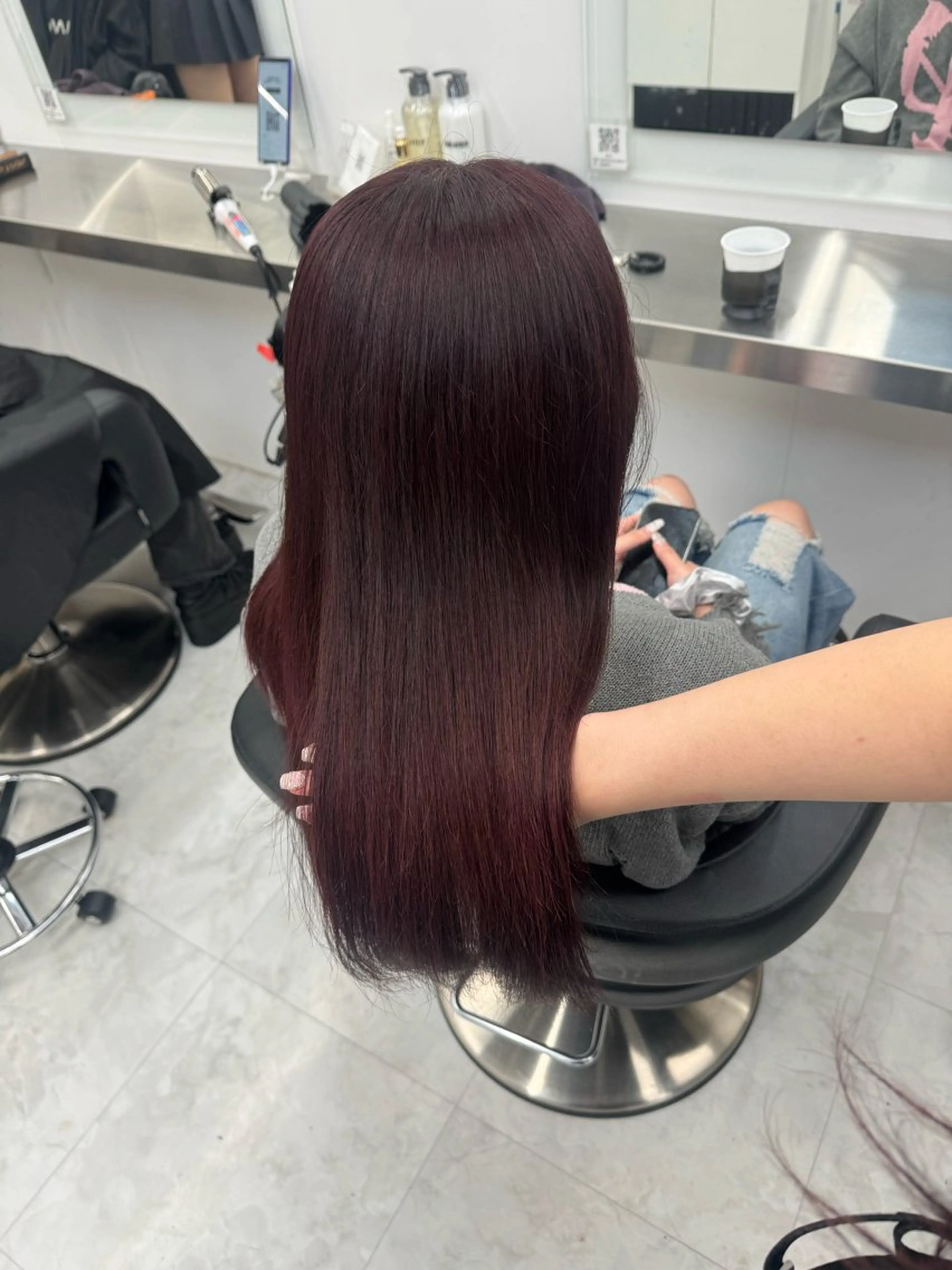 ロング カラー カット ヘアカラー 🎀愛されgirly ヘア🫧Ayakaのヘアスタイル