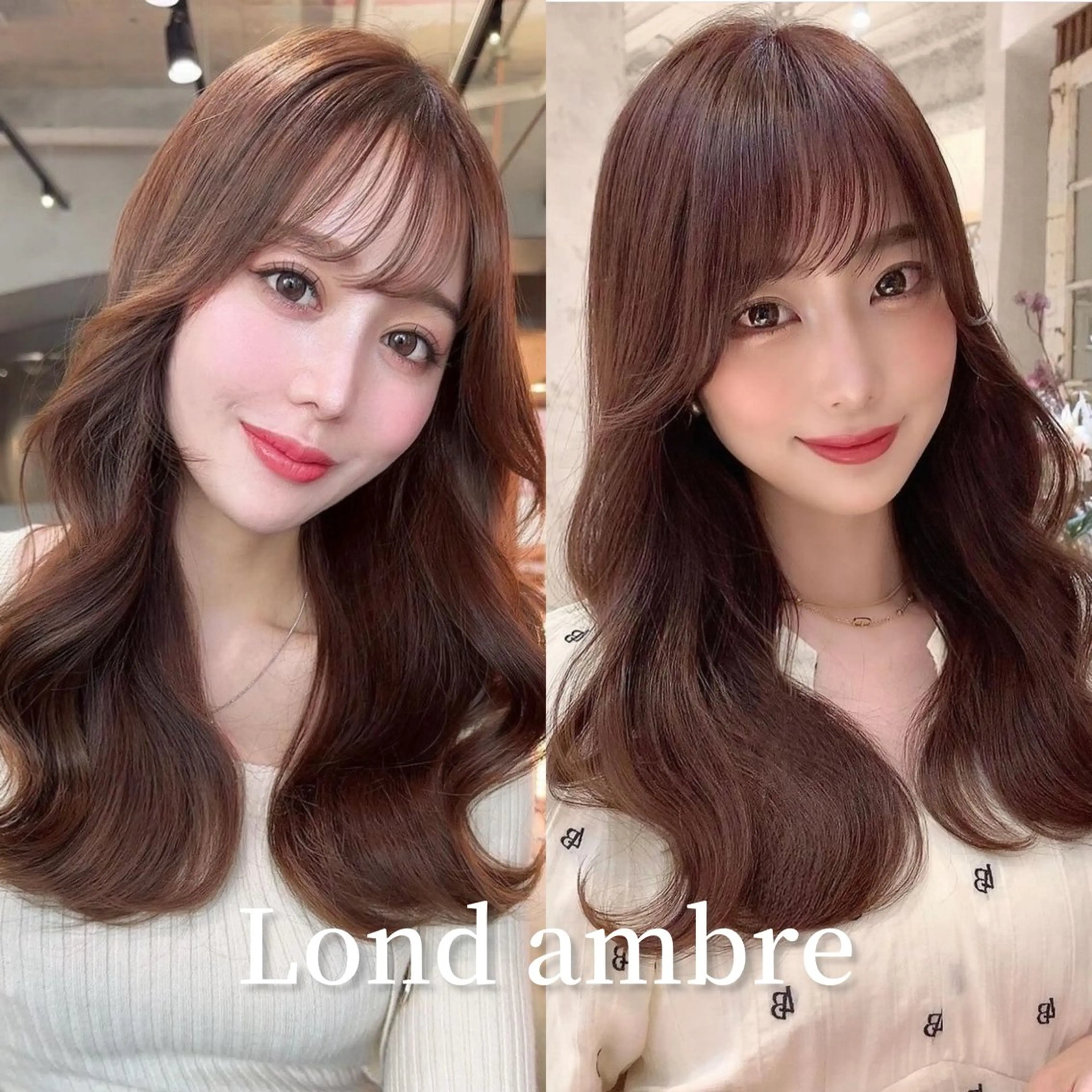 カラー ❤️ブリーチなし💚 ダブルカラー平野実花のヘアスタイル