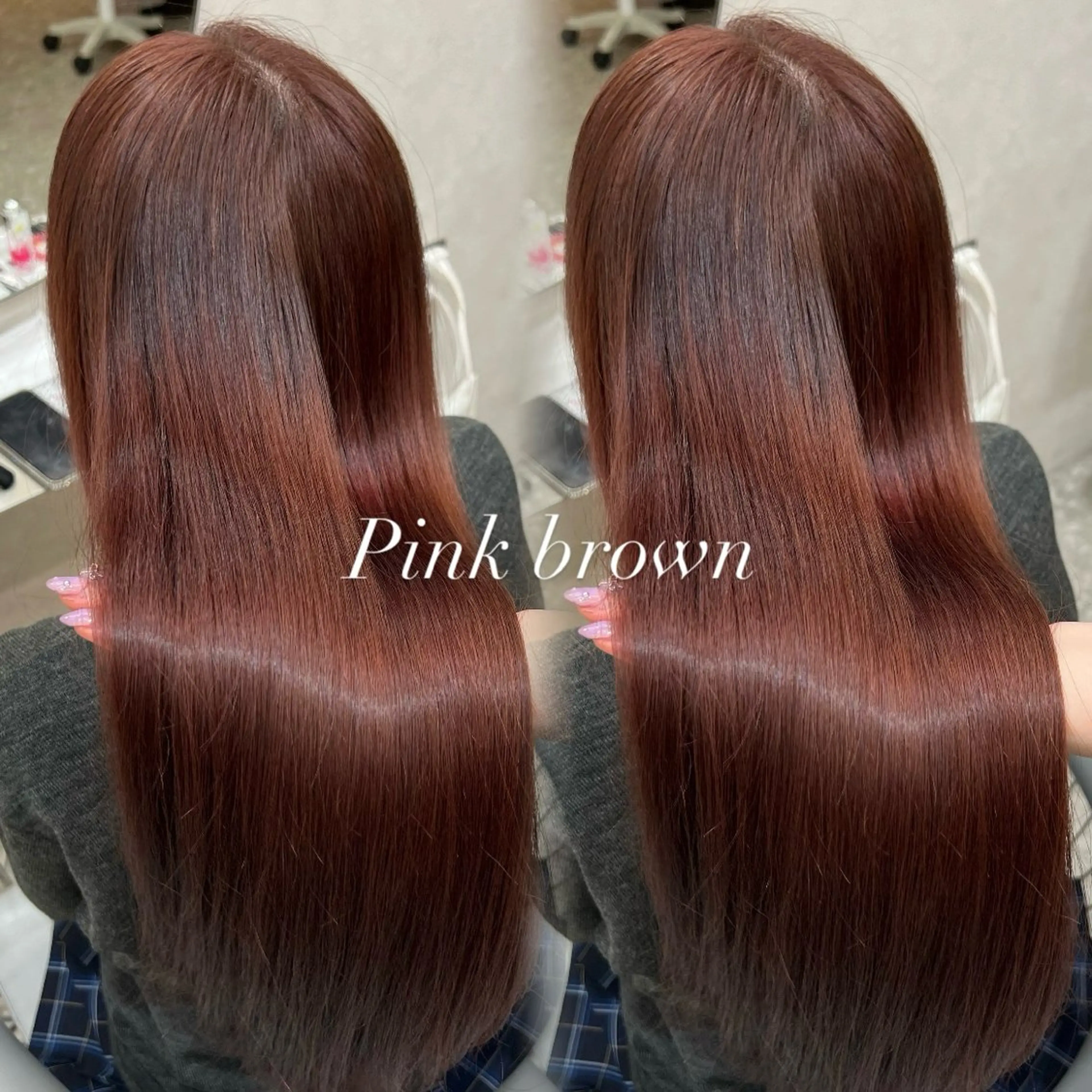 [💓とにかく＂ケア＂に特化したい方💓]ケアカラー+3stepダメージケアトリートメント💗ロング料金無しの写真