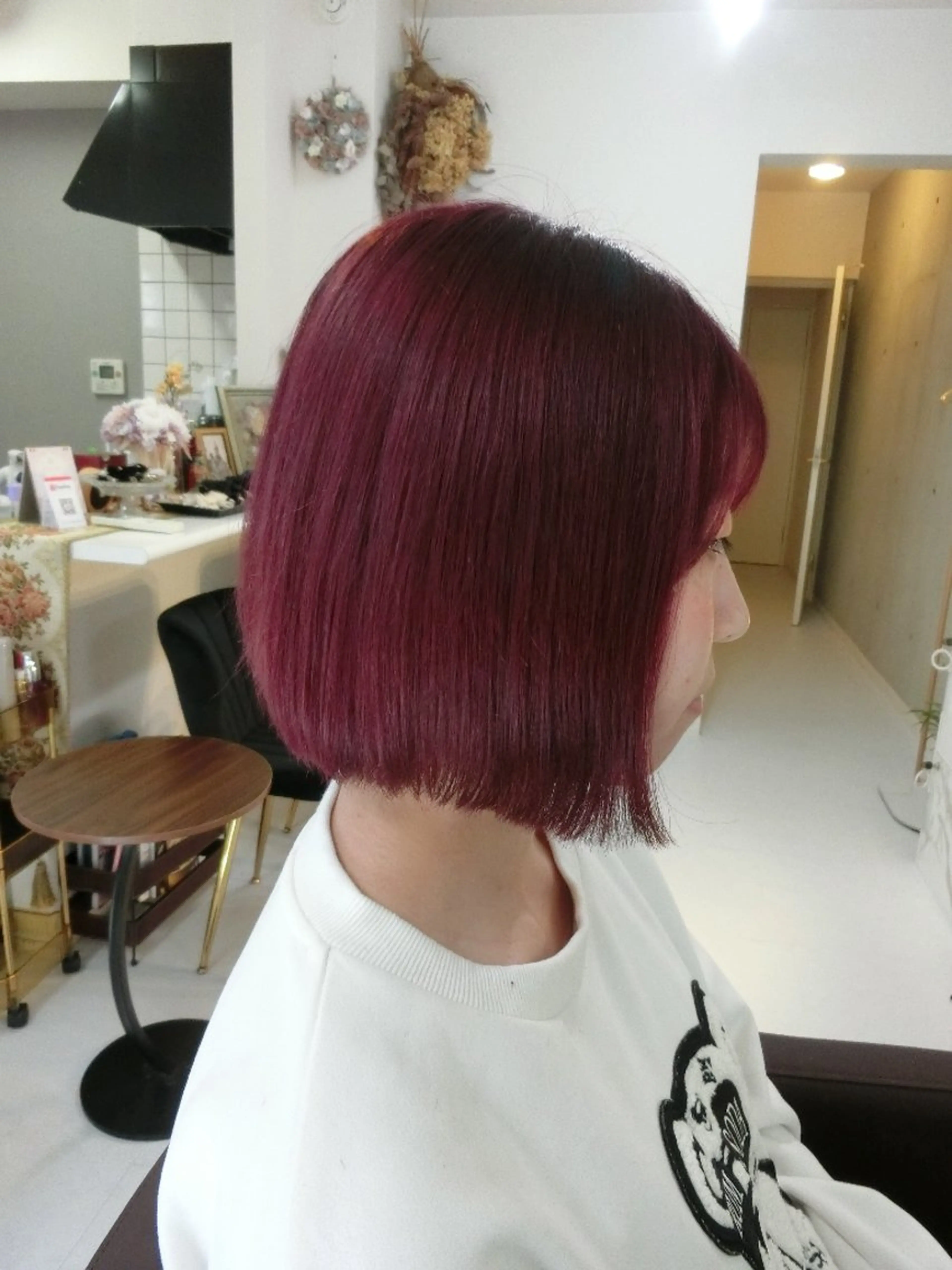 ミディアム カラー カット ヘアカラー ma cherie 　naoのヘアスタイル