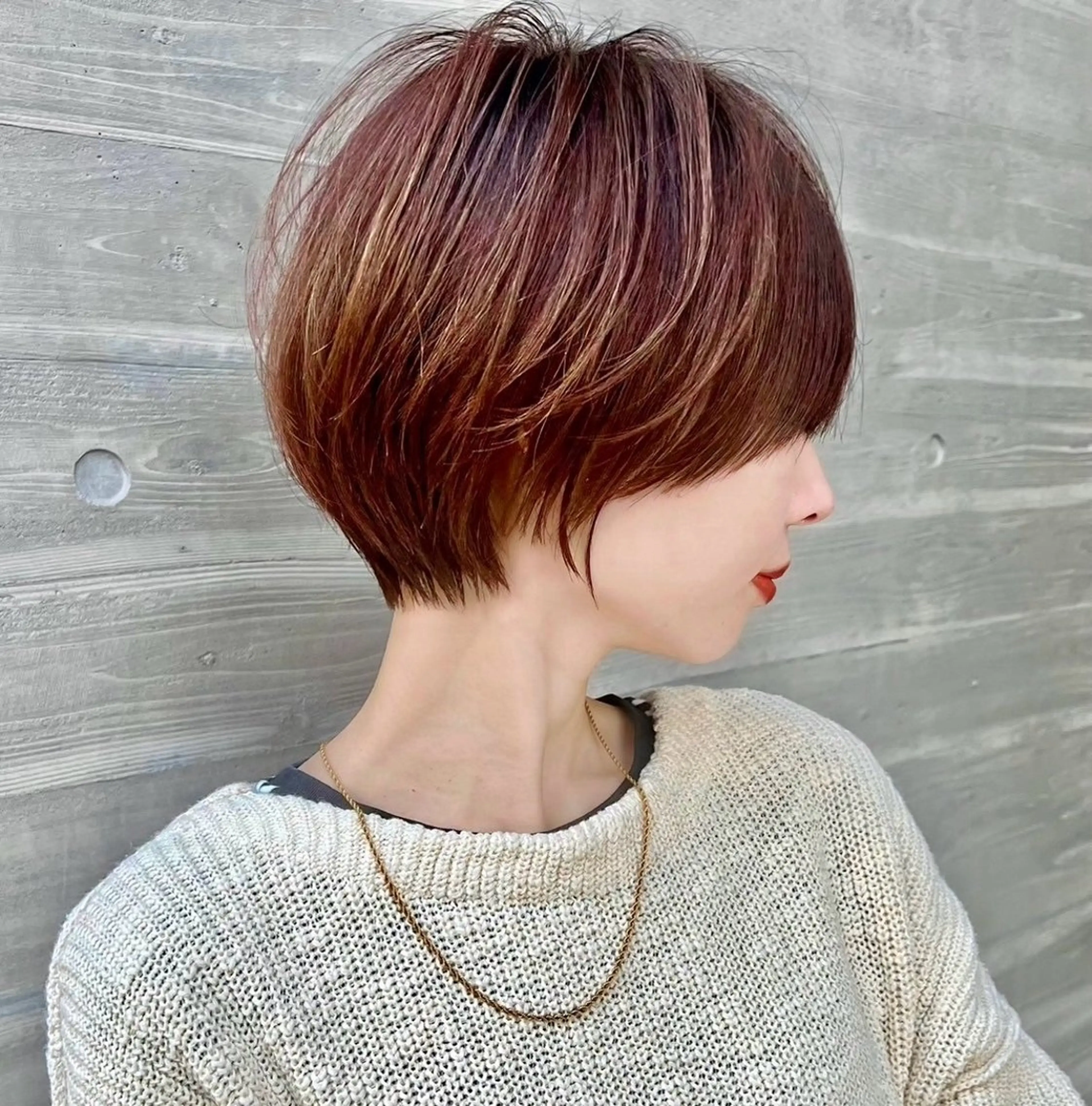 ショート 丸みショート ショートヘア ボブ/縮毛矯正/美髪 髪質改善/大和田拓夢のヘアスタイル