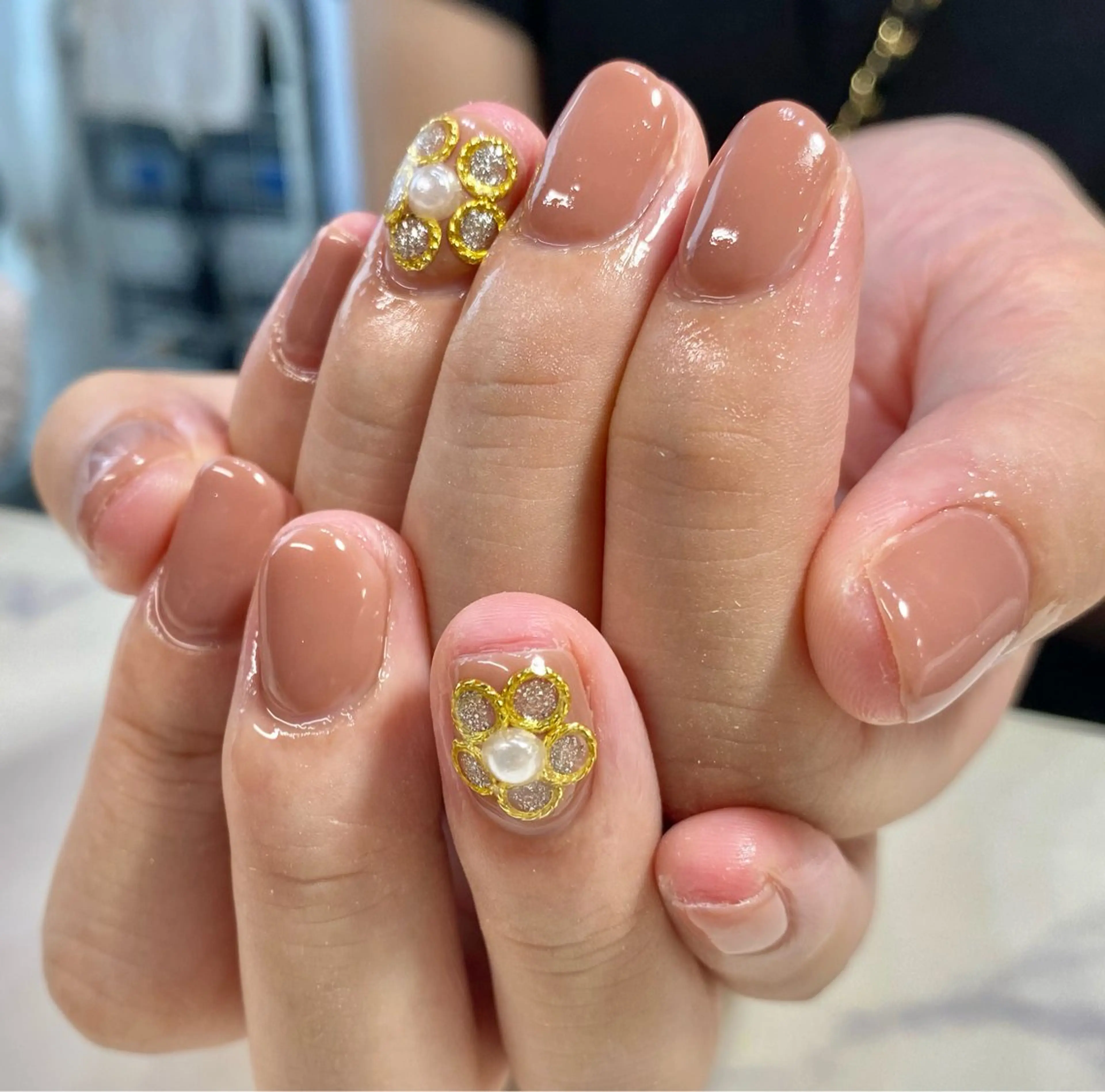 ネイル シンプルネイル Three いわなべのネイルデザイン