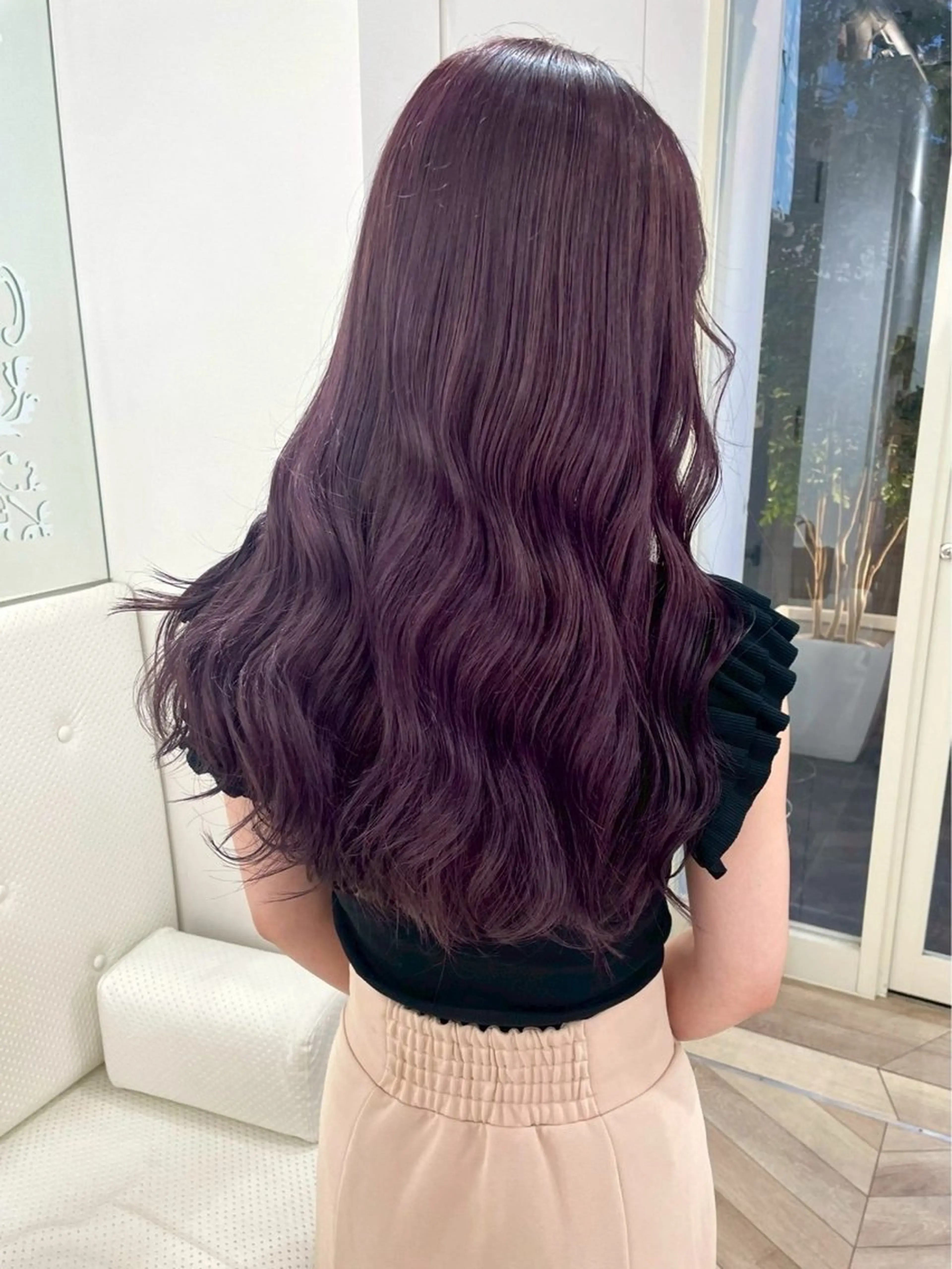 ロング カラー ヘアカラー ParveMix🎀 稲垣詞葉のヘアスタイル