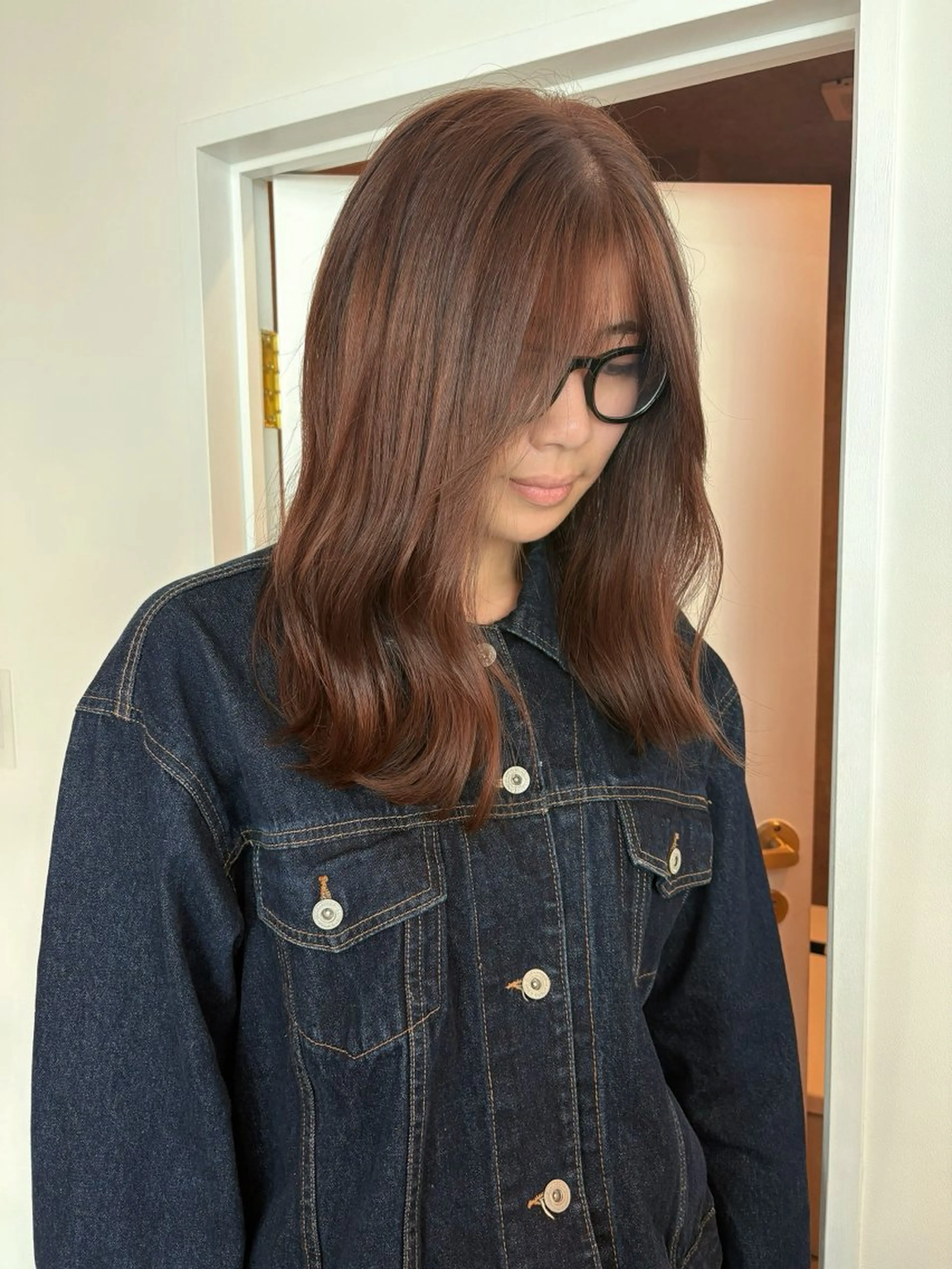 セミロング カラー カット ヘアカラー ichika/天神 /parc hairのヘアスタイル