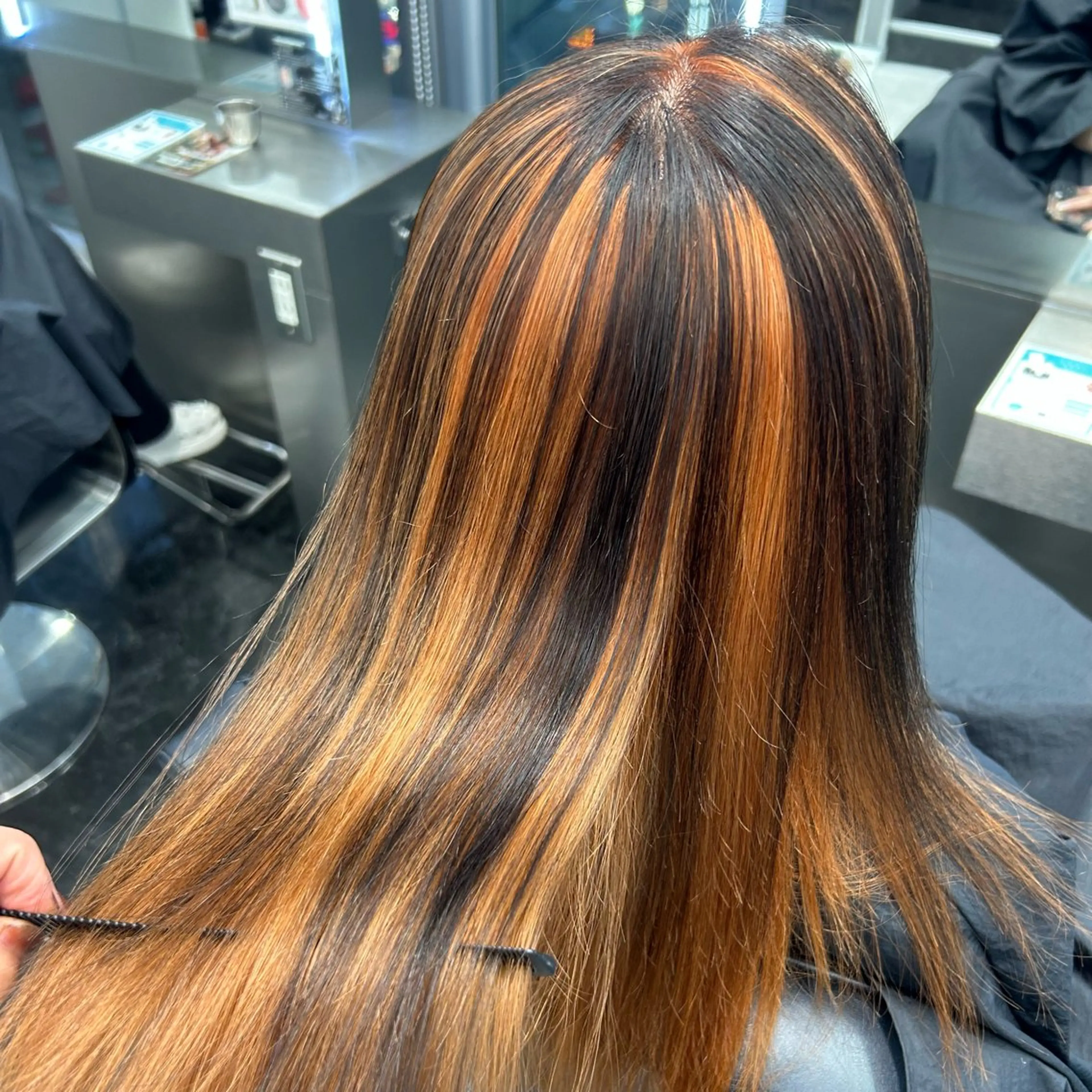 セミロング カラー デザインカラー メンズハイトーン /RYUUKI✨のヘアスタイル