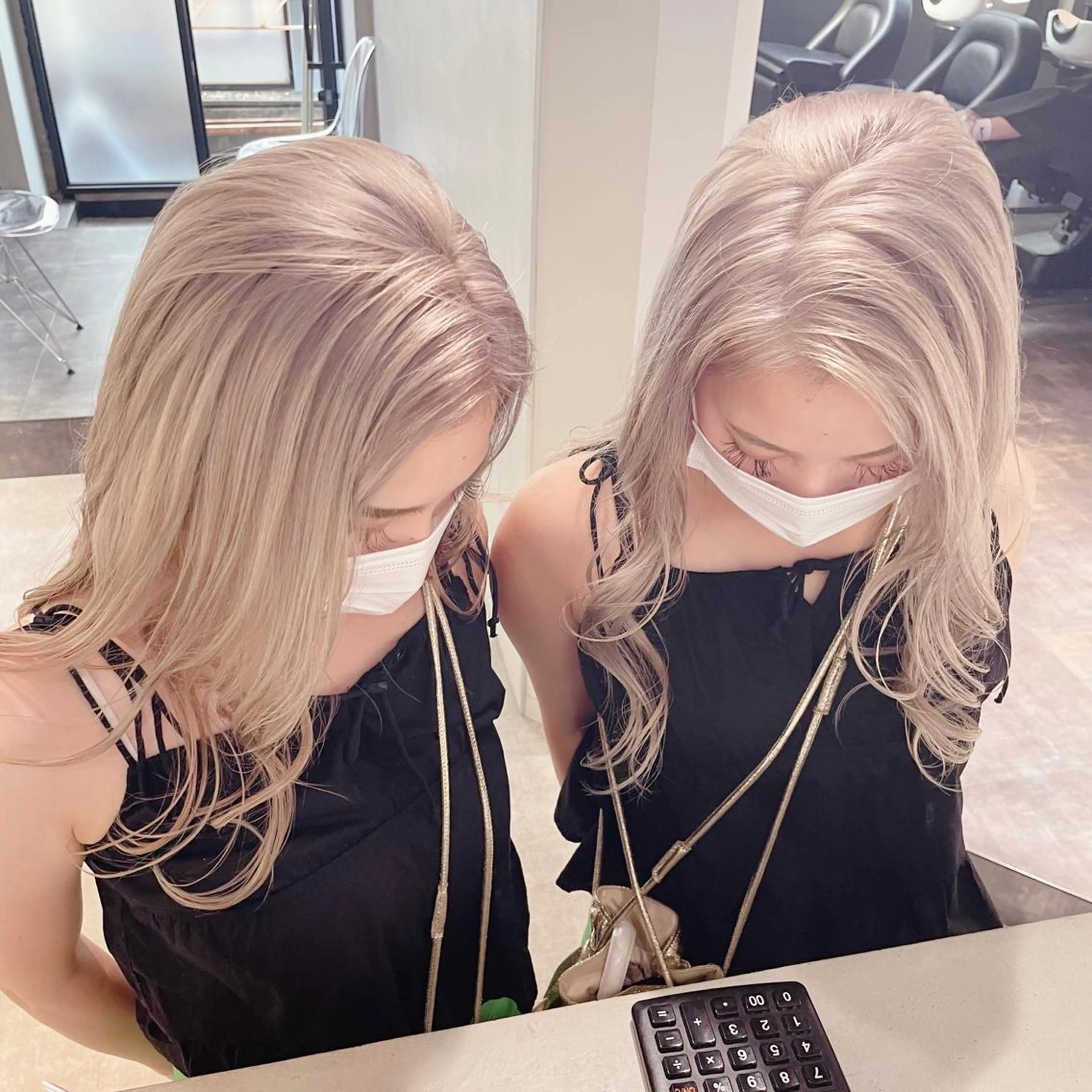 ロング カラー ハイトーンカラー ヘアカラー トリートメント MiL所属・✨ハイトーン✨ 濱田知孝のヘアスタイル