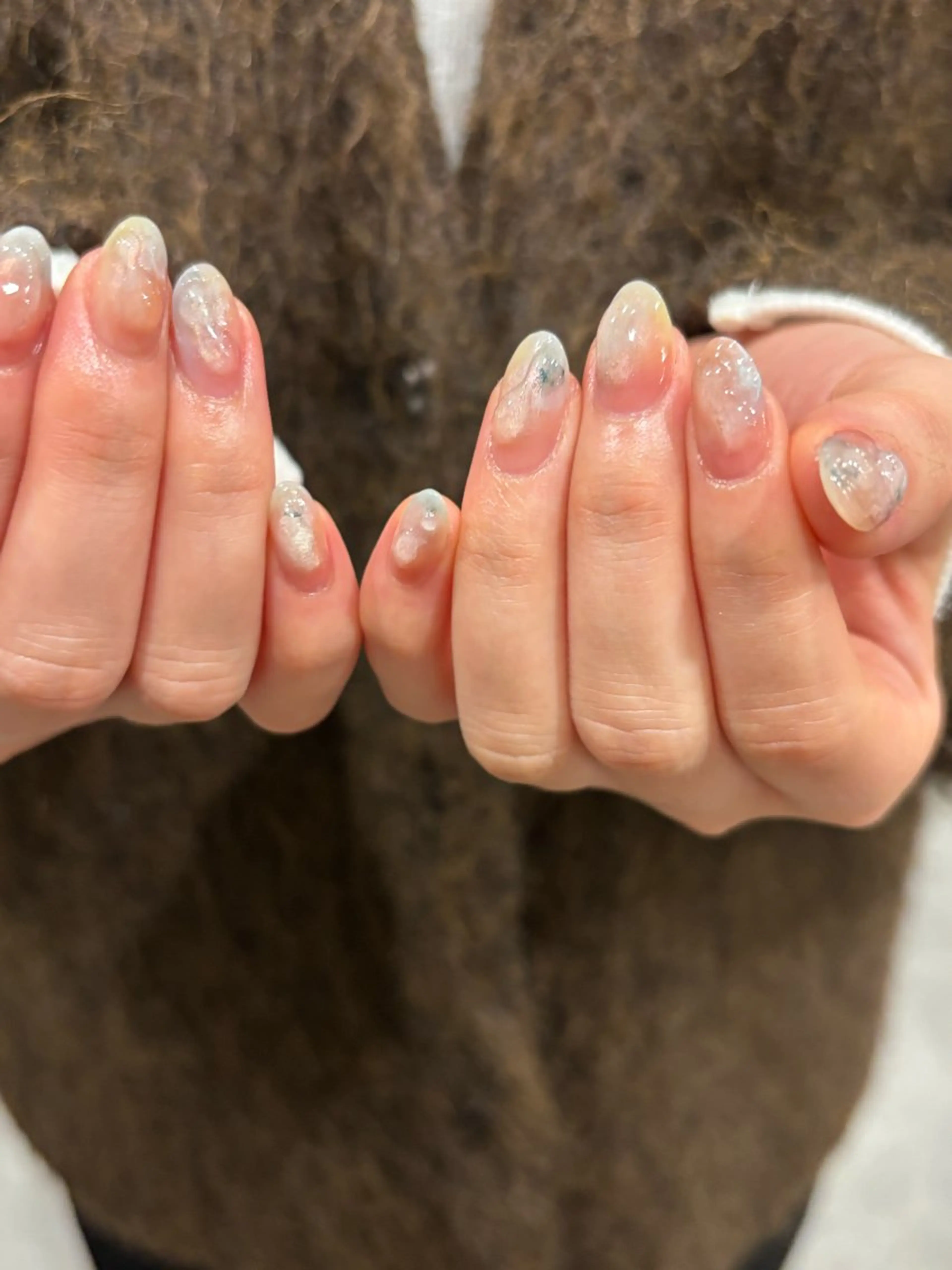 ネイル 大理石ネイル(マーブル) ogura maoのネイルデザイン