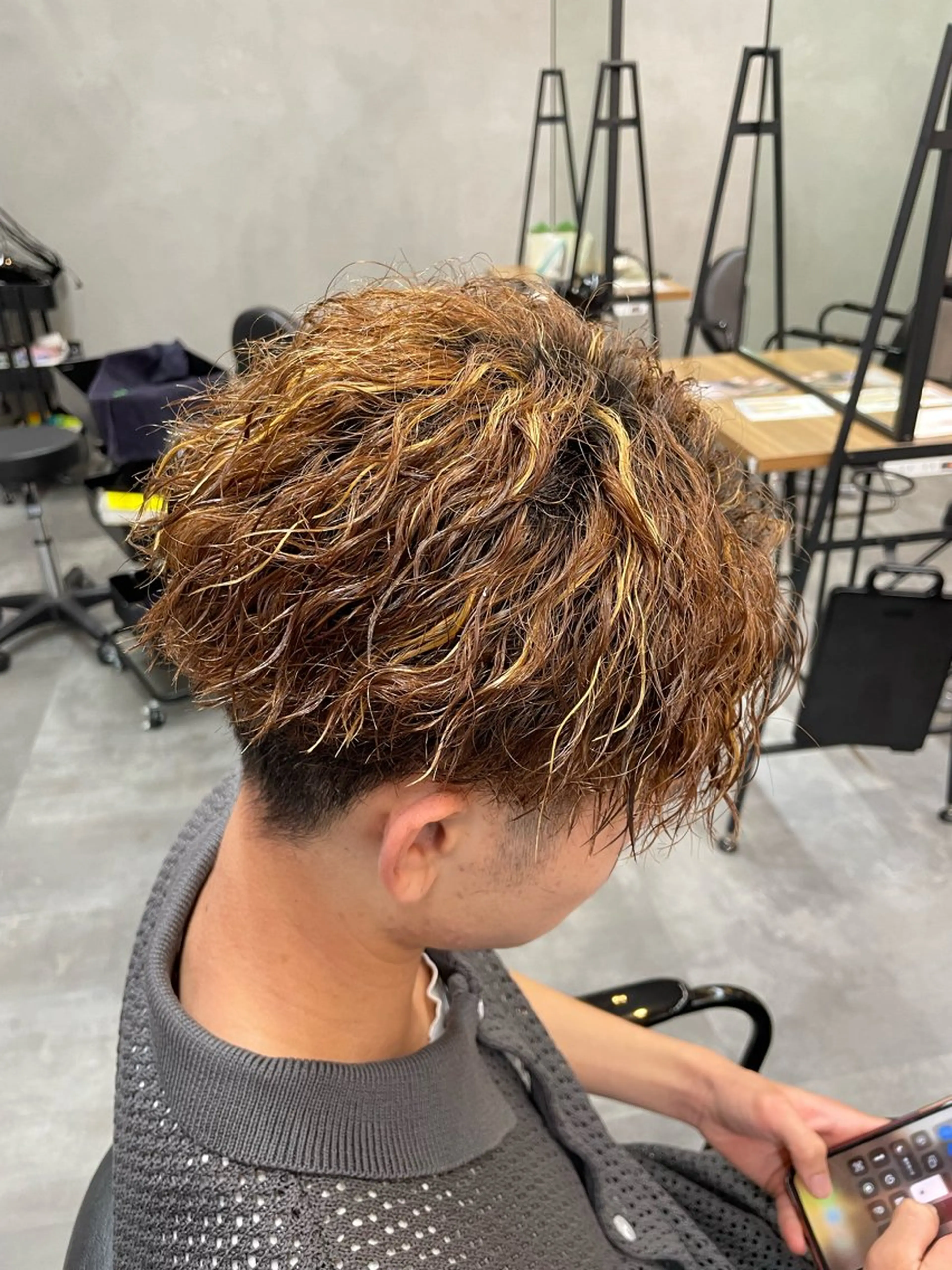 ショート パーマ メンズ メンズパーマ ツイストスパイラルパーマ スパイラルパーマ ANGELICA💎 ショウゴのヘアスタイル