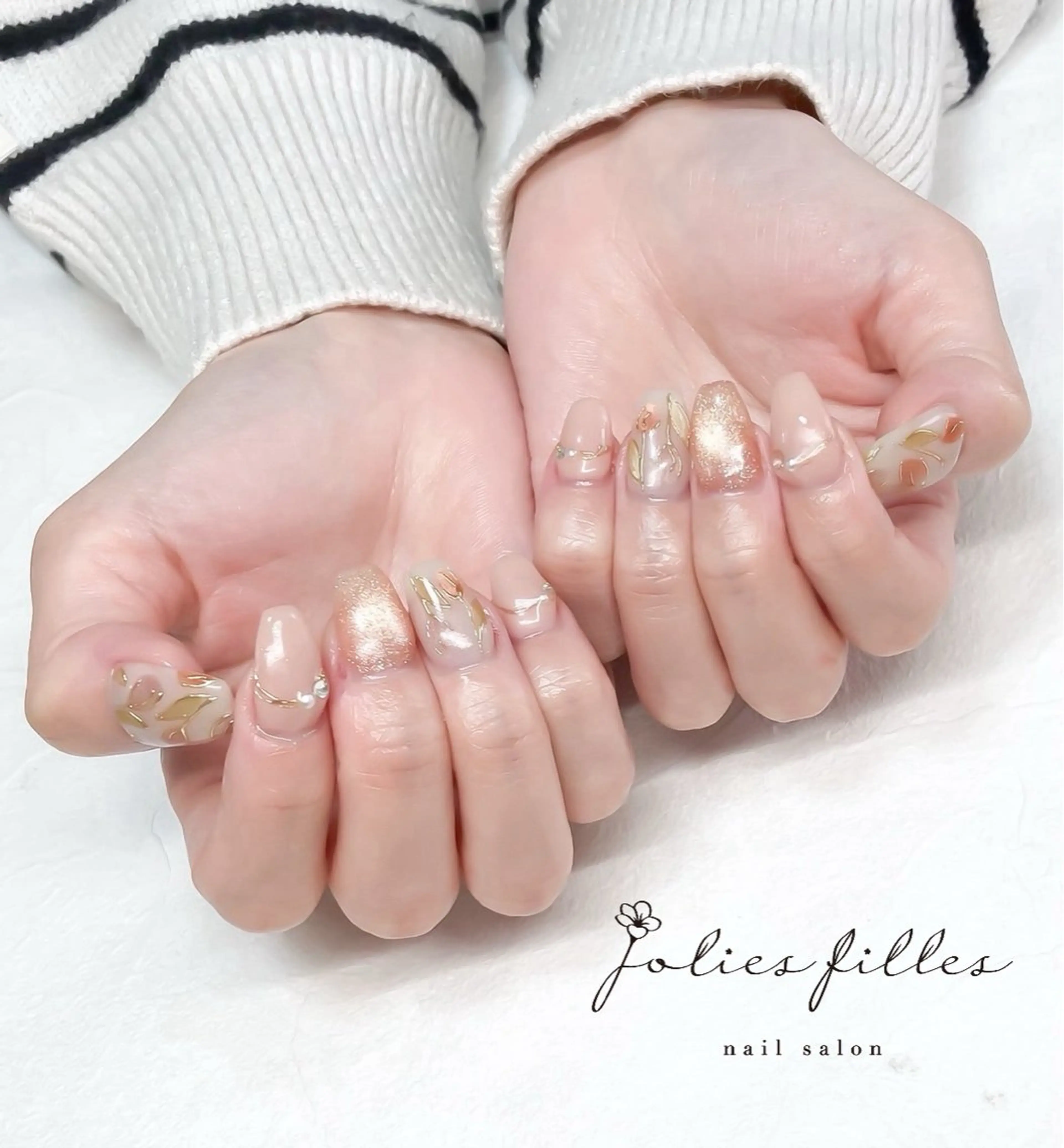 ネイル ハンドネイル ジョリフィーユ 中出のネイルデザイン