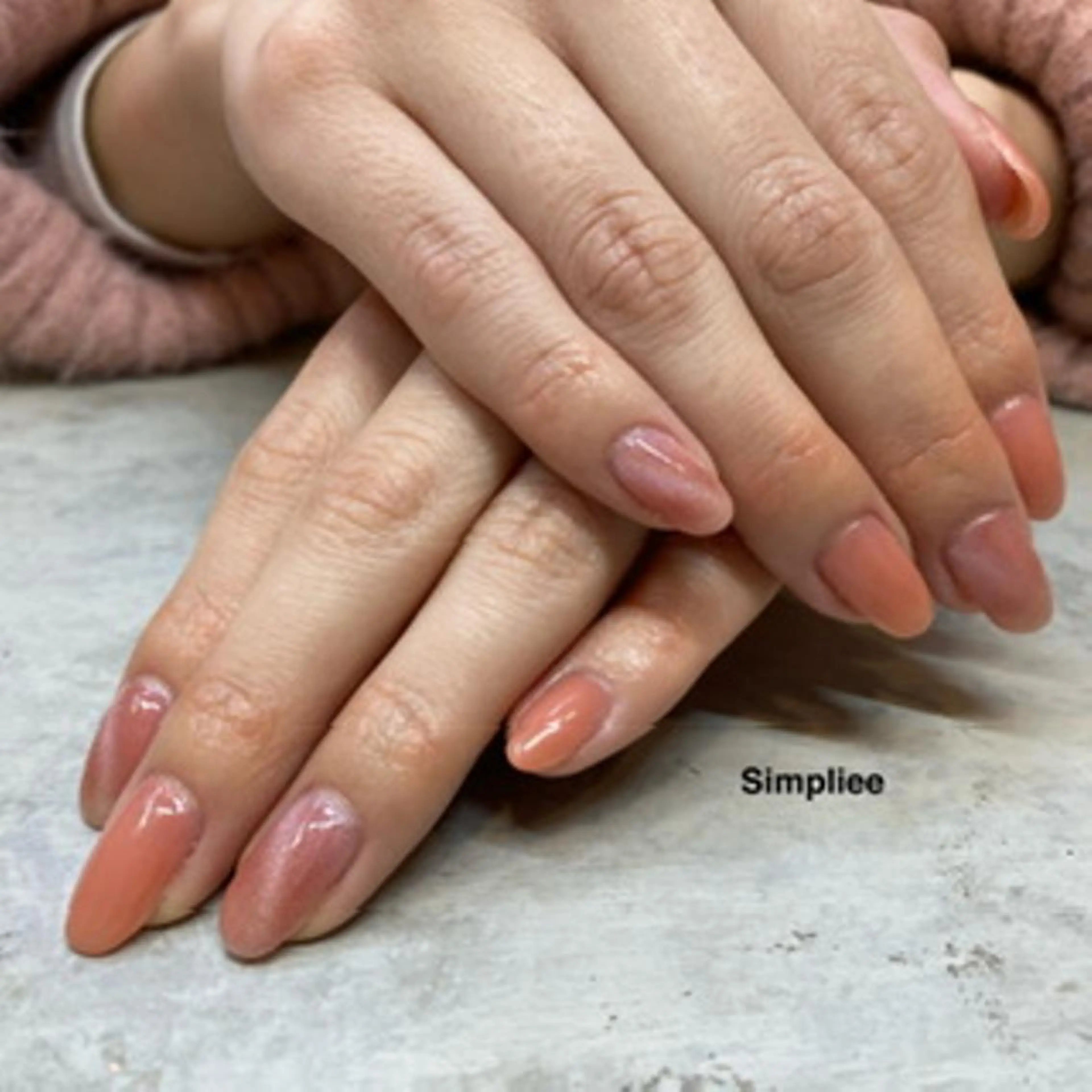 ネイル マグネットネイル マグネットワンカラー ワンカラーネイル シンプリーワン 渋谷店🕯️RINAのネイルデザイン