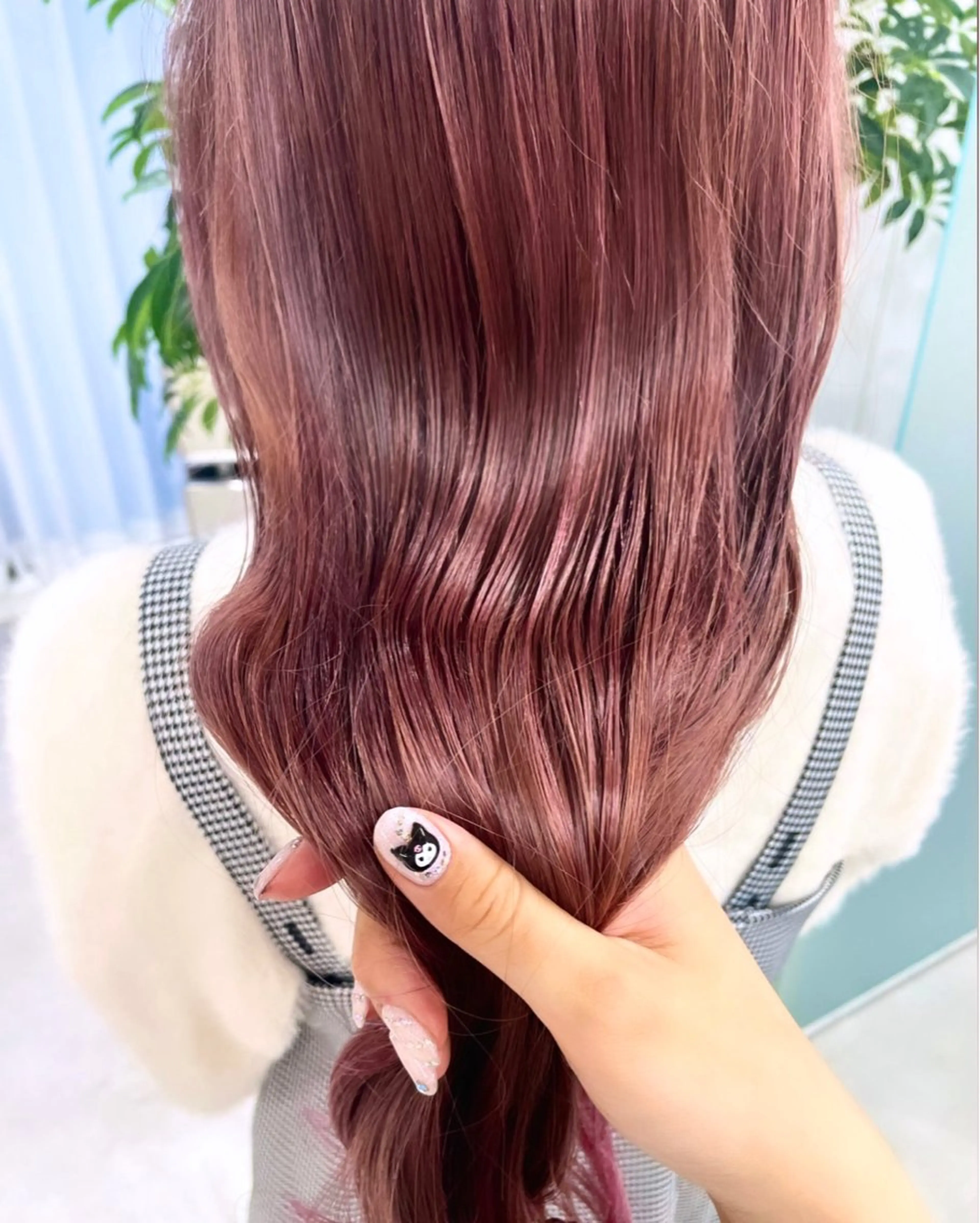 ロング カラー デザインパーマ/ 艶カラー/ボブのヘアスタイル