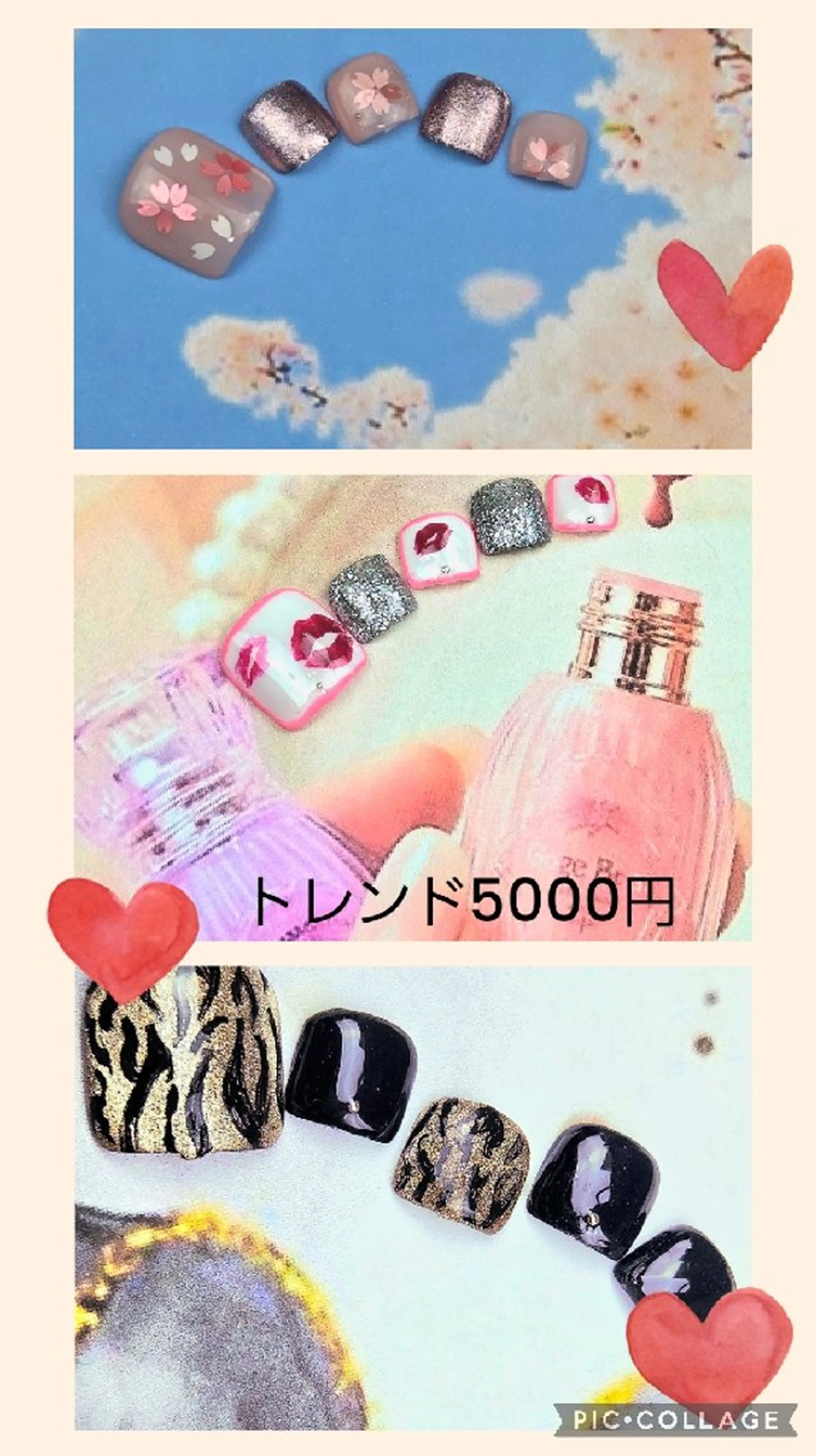 ネイル フットネイル nailsaron kohiroのネイルデザイン