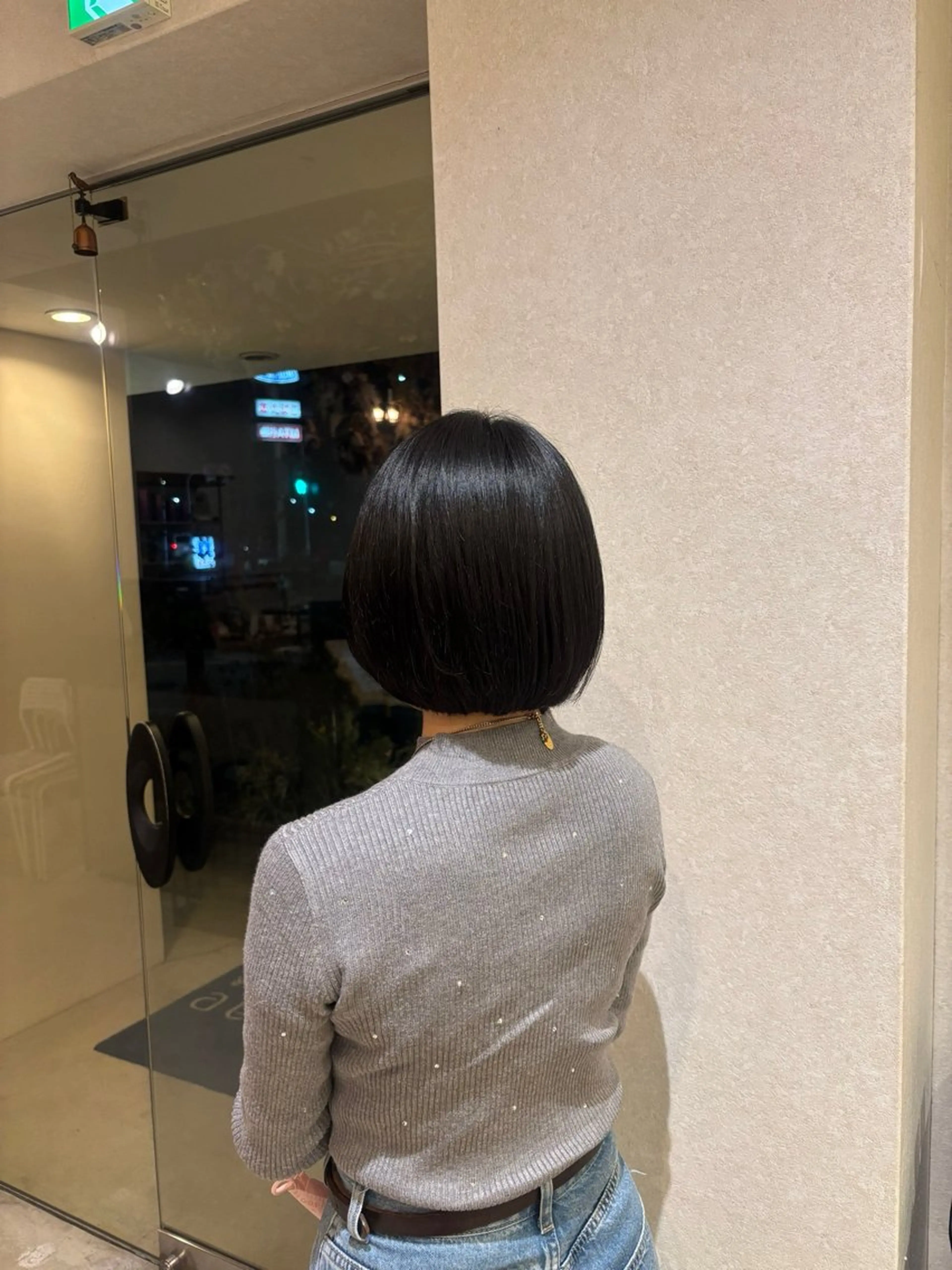 ミディアム Rudder 牛嶋のヘアスタイル