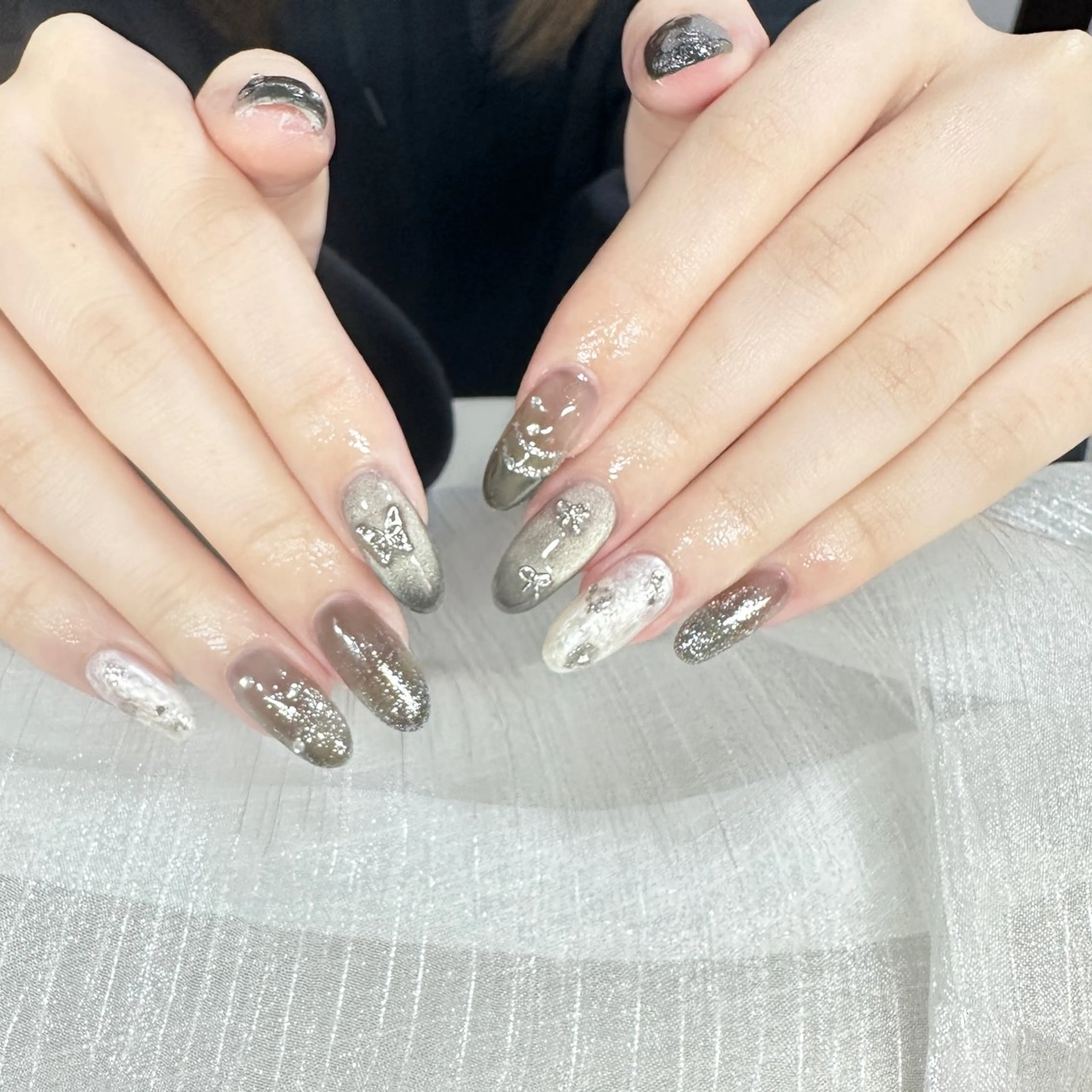 ネイル コネコネイルサロン モデル用のネイルデザイン