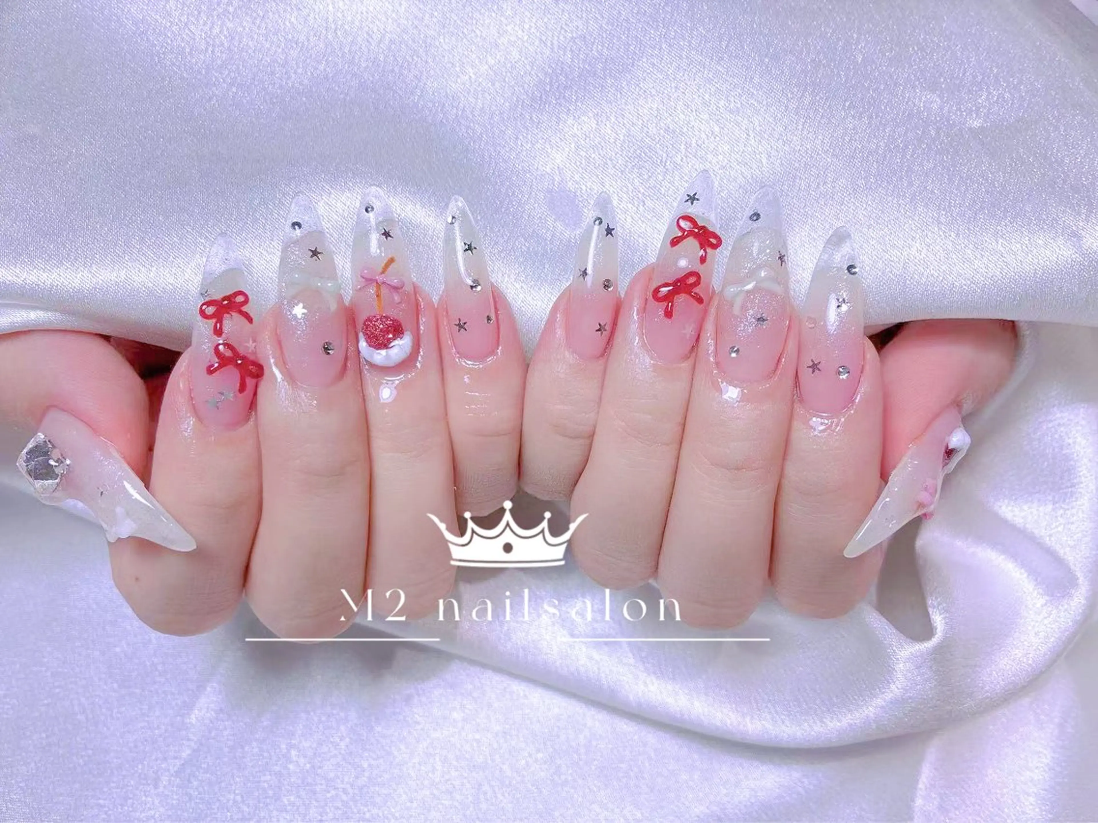 ネイル ハンドネイル 長さだし専門店 M2 rikaのネイルデザイン