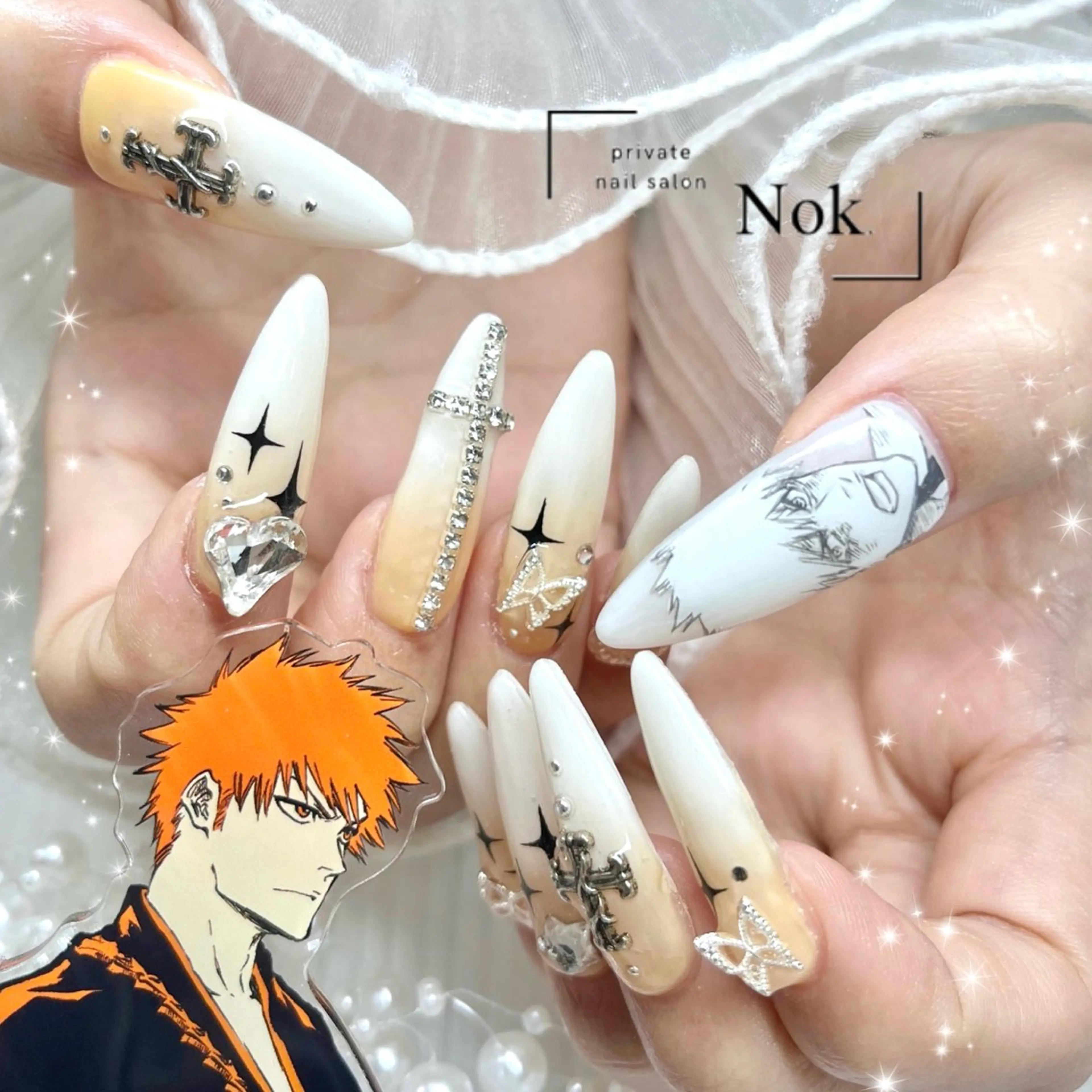 ネイル ハンドネイル 池袋痛ネイル Nok. 渡辺のネイルデザイン