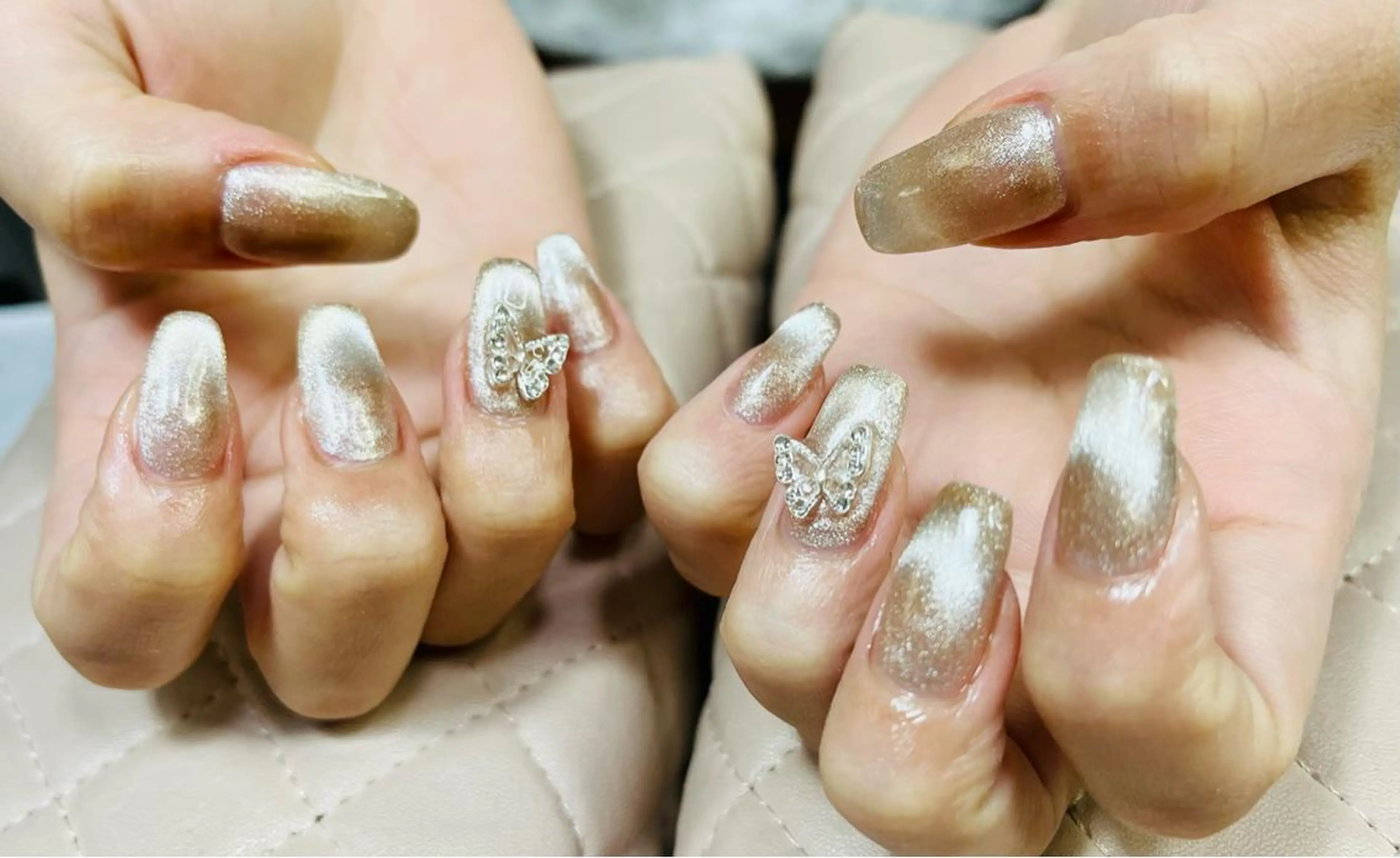 ネイル ハンドネイル goldgleams ちなのネイルデザイン