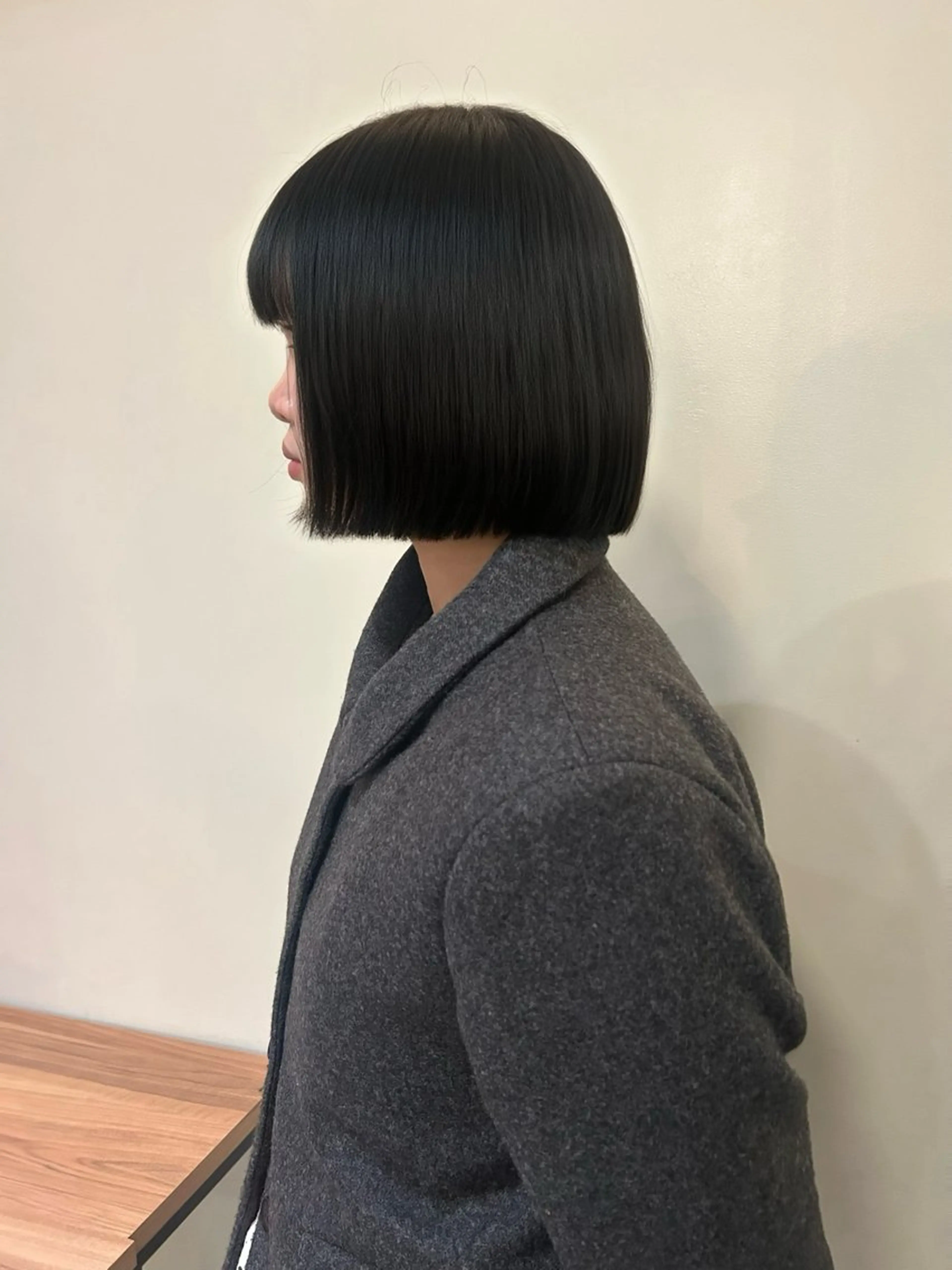 ショート カラー タッセルカット カット 韓国ボブ/レイヤー カット/ EMIRIのヘアスタイル