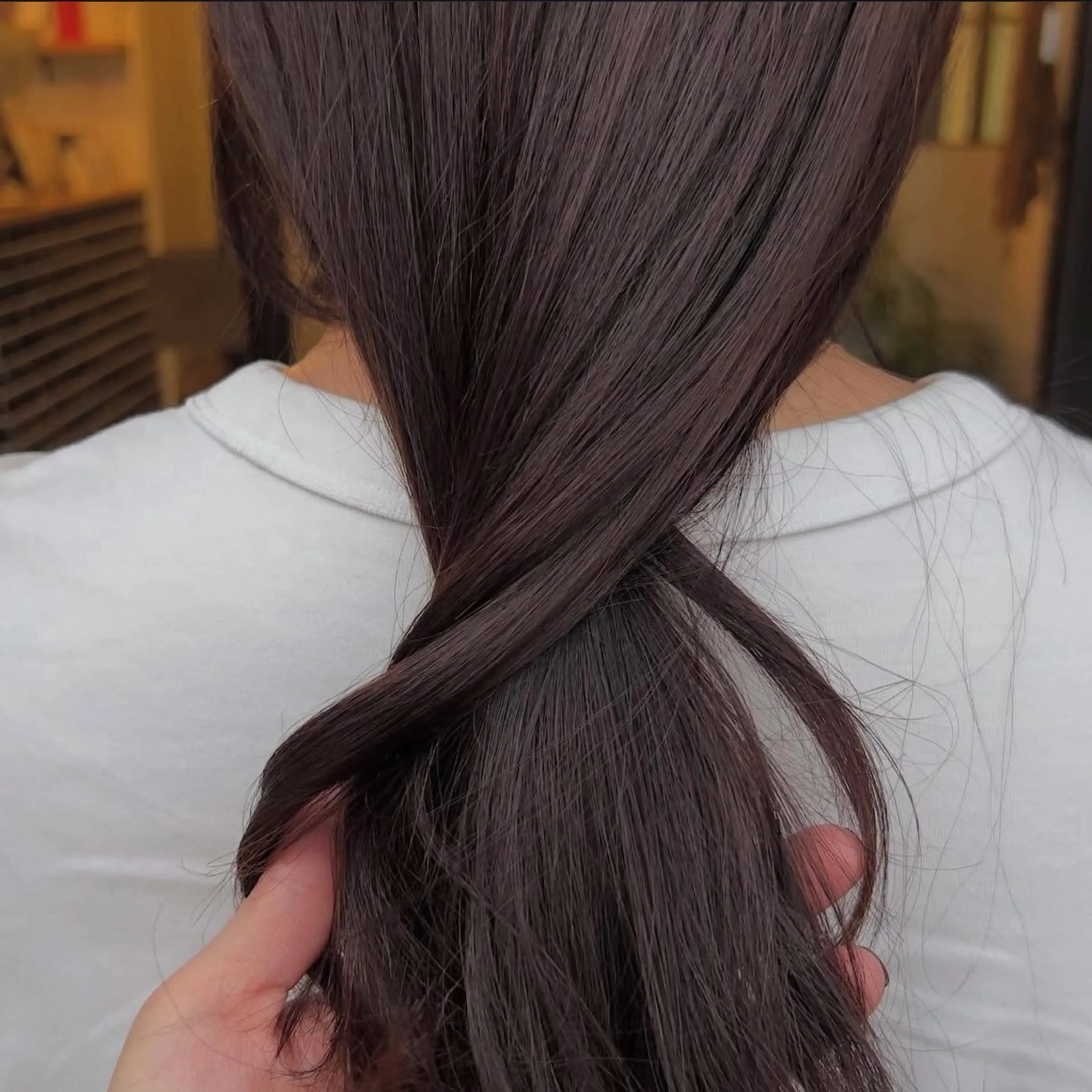 ロング カラー ラベンダーカラー ヘアカラー トリートメント hairsalonnendo所属・nendo kanaのヘアスタイル