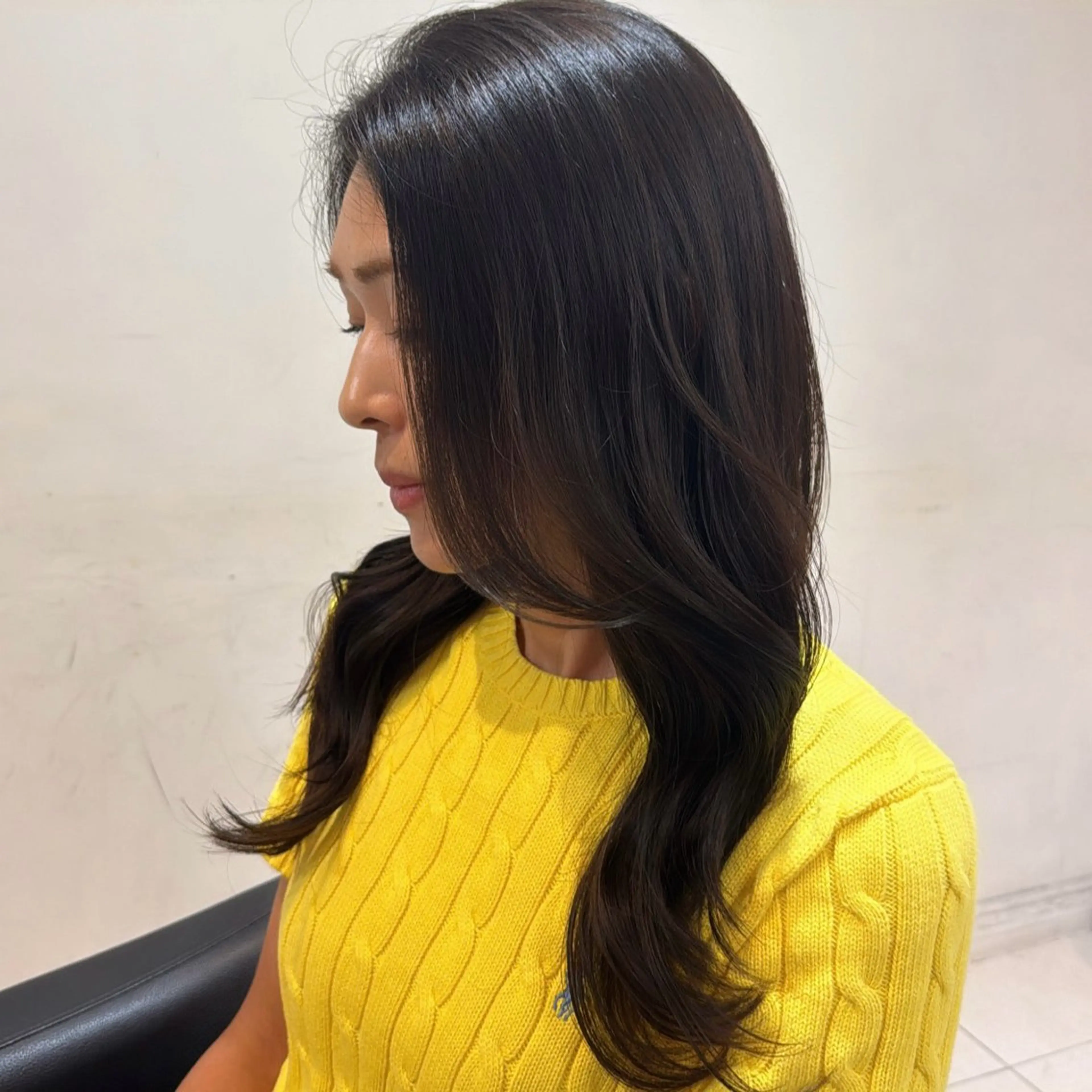 セミロング カラー ヘアアレンジ Ｑ-te所属・Ｑ-te /艶 💖 スタイル/ mokaのヘアスタイル