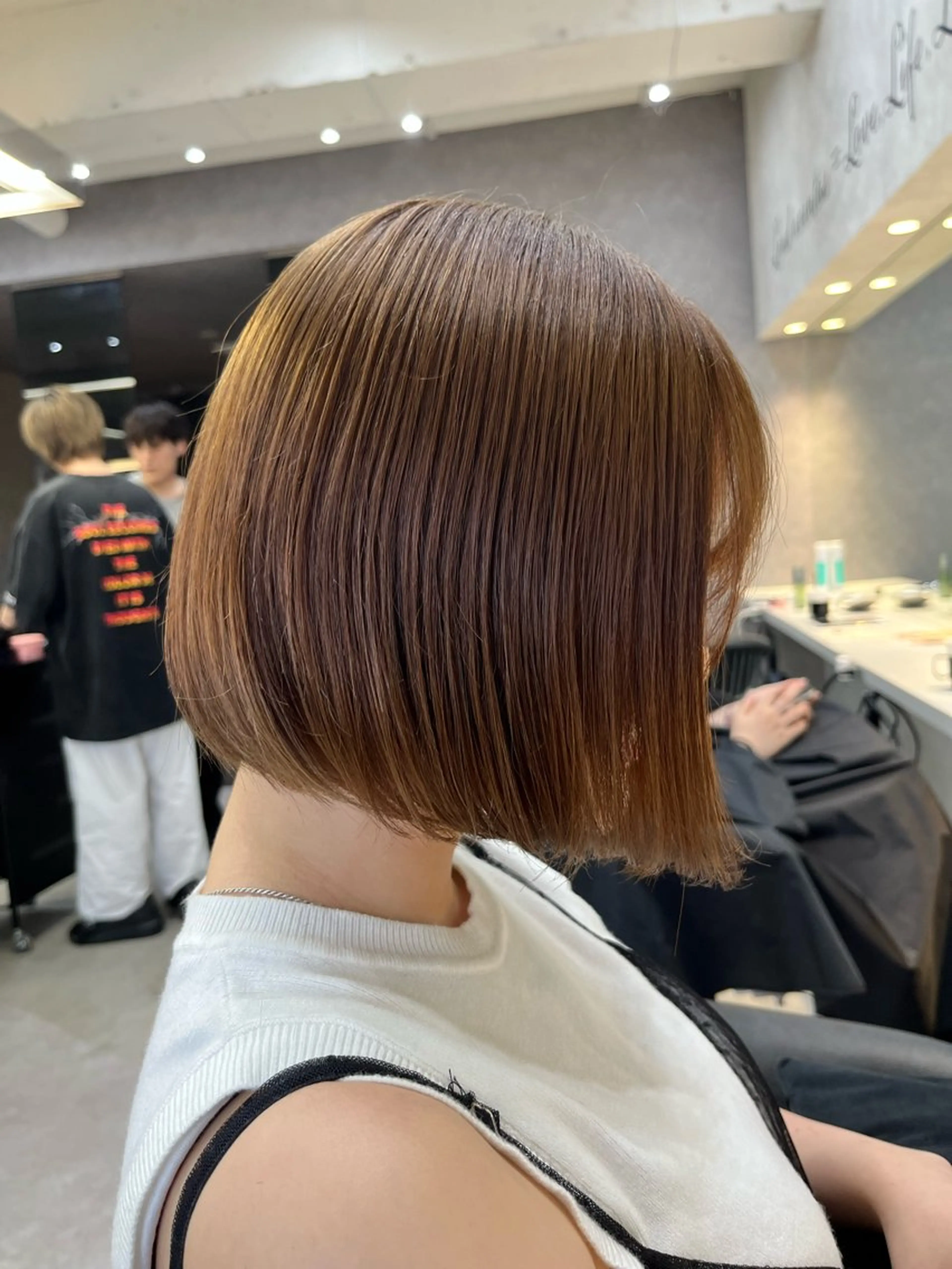 ショート 池袋/似合わせ/縮毛 髪質改善【ugen】のヘアスタイル