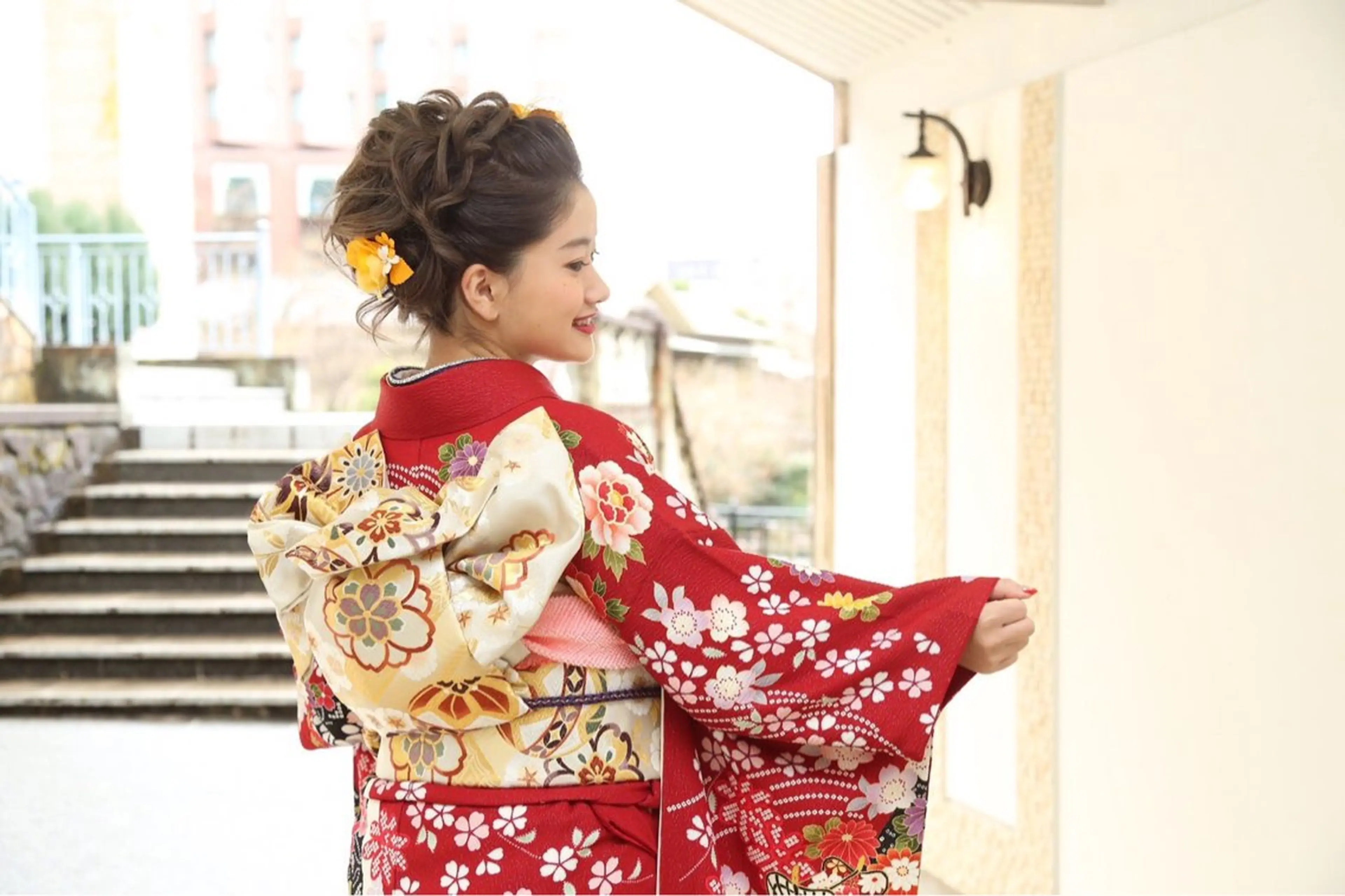 ロング カラー カット ヘアカラー トリートメント 武田涼レイヤーカット 髪質改善×縮毛矯正のヘアスタイル