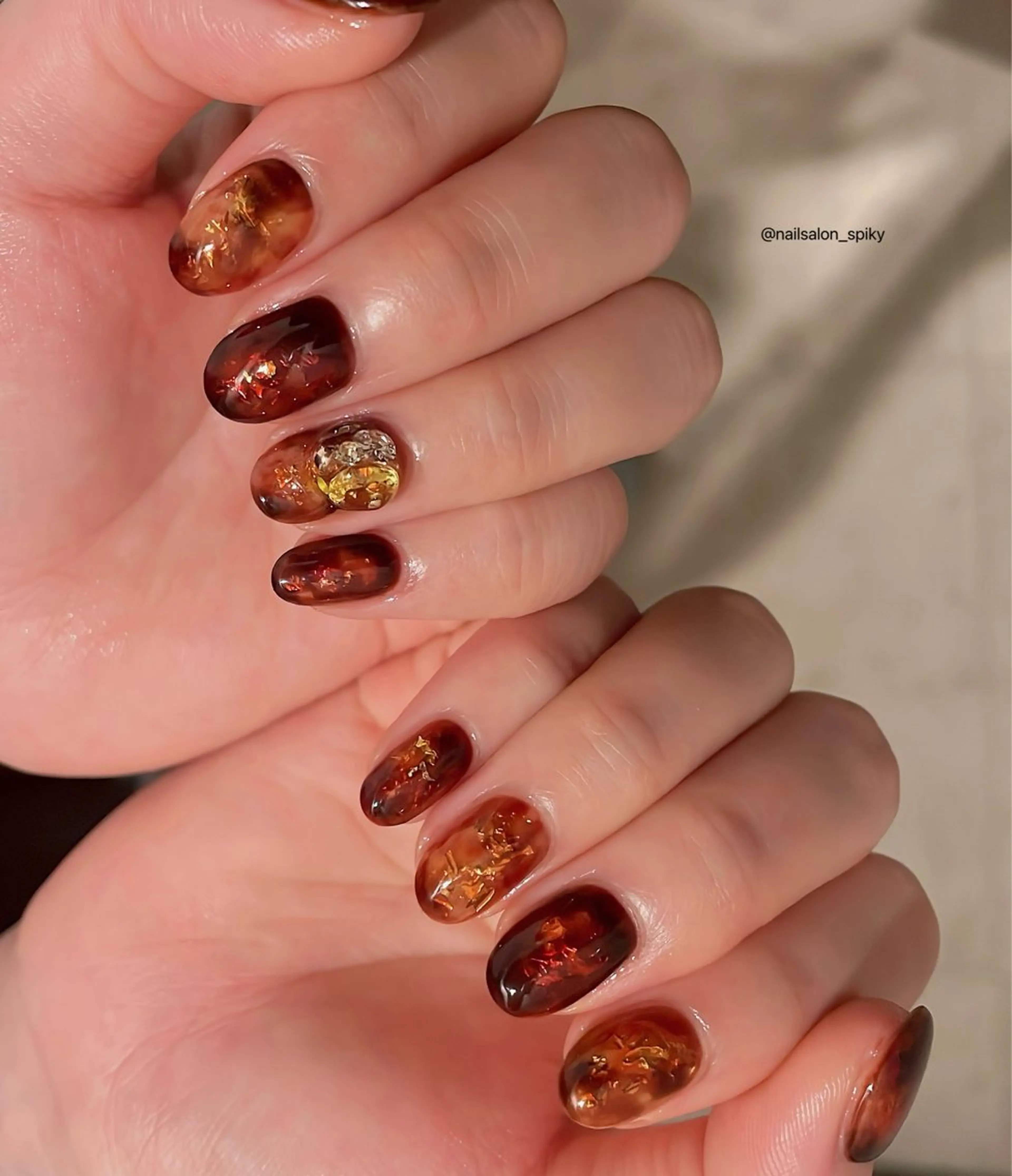 ネイル Spiky とうげ ふうかのネイルデザイン