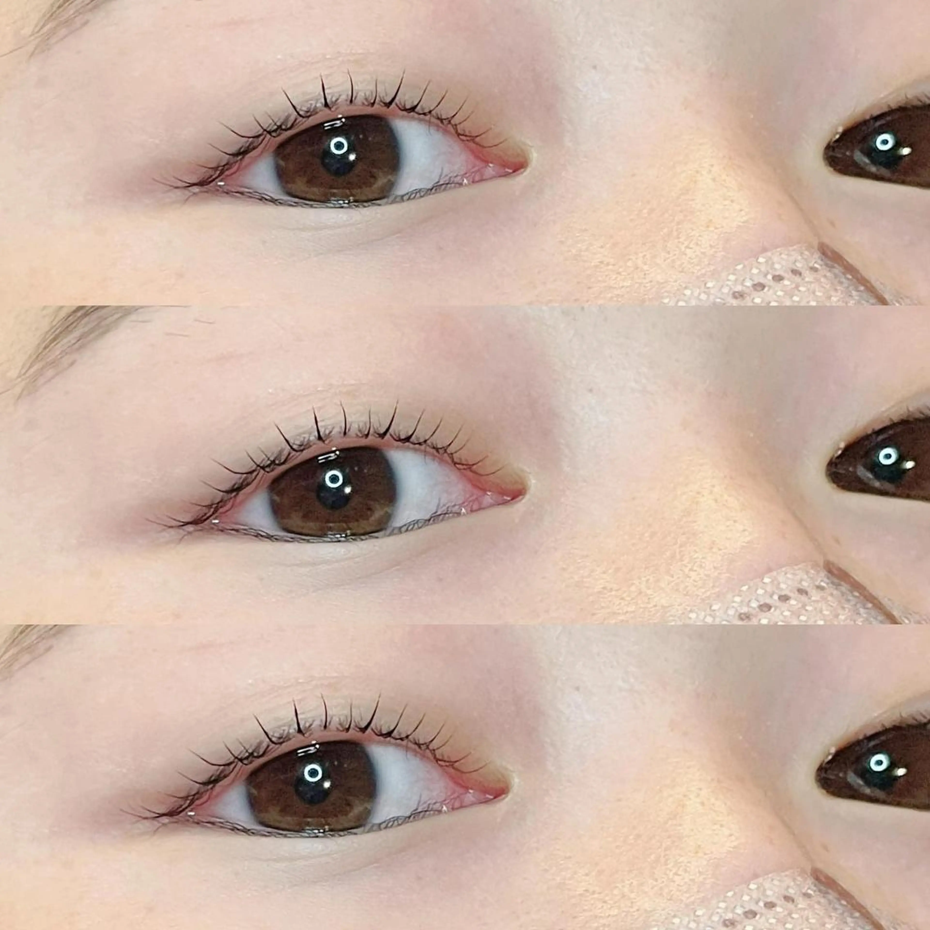 セミロング カラー ヘアアレンジ マツエク・マツパ セミロングパーマ 韓国風マツエク まつげパーマ 一重×まつ毛パーマ 韓国風ヘア ブレス　セルバテラス泉店所属・🍓Rei naのマツエク・マツパデザイン