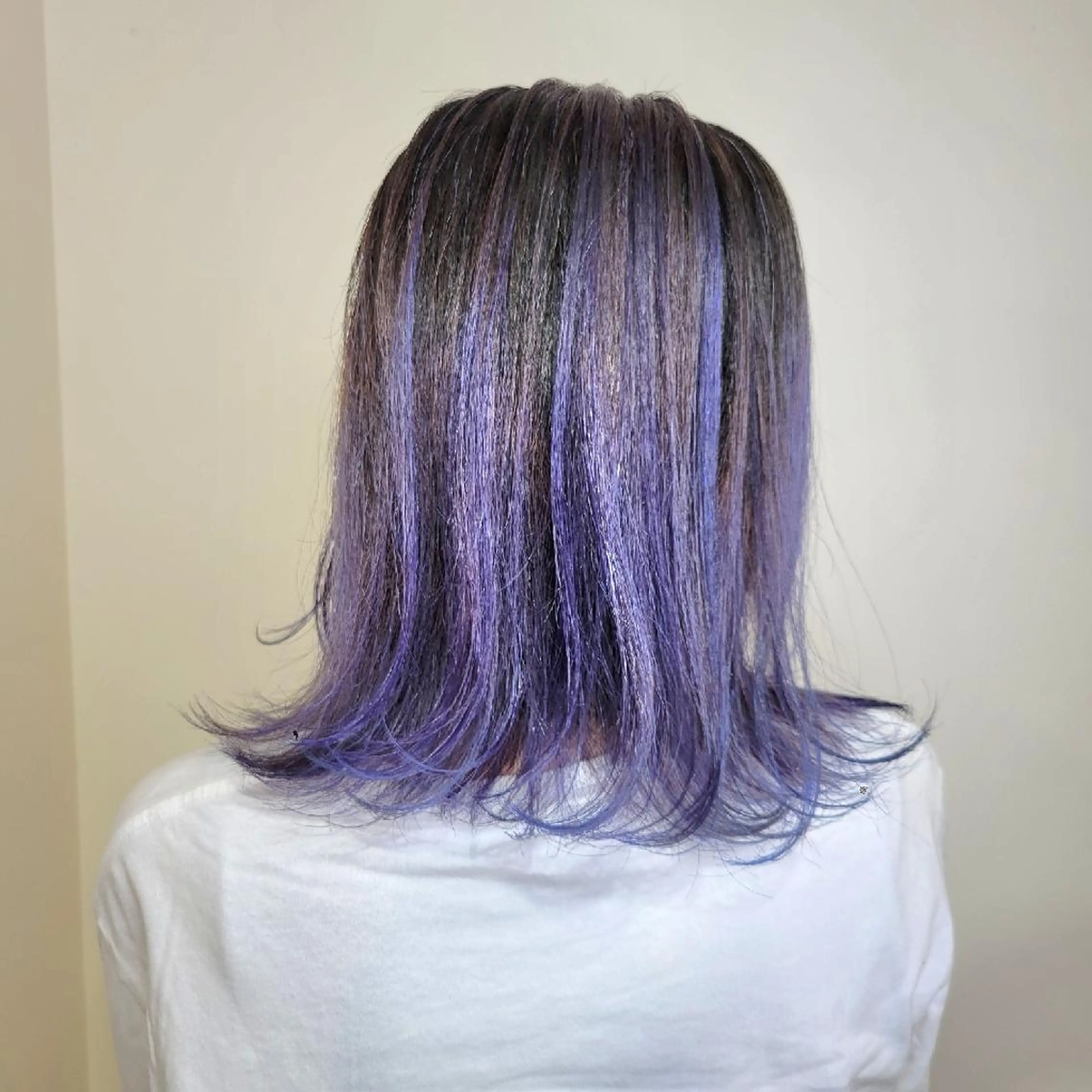 ミディアム レイヤーカット カット ヘアカラー トリートメント 🇰🇷透明感×ハイ トーン🌟tomoのヘアスタイル