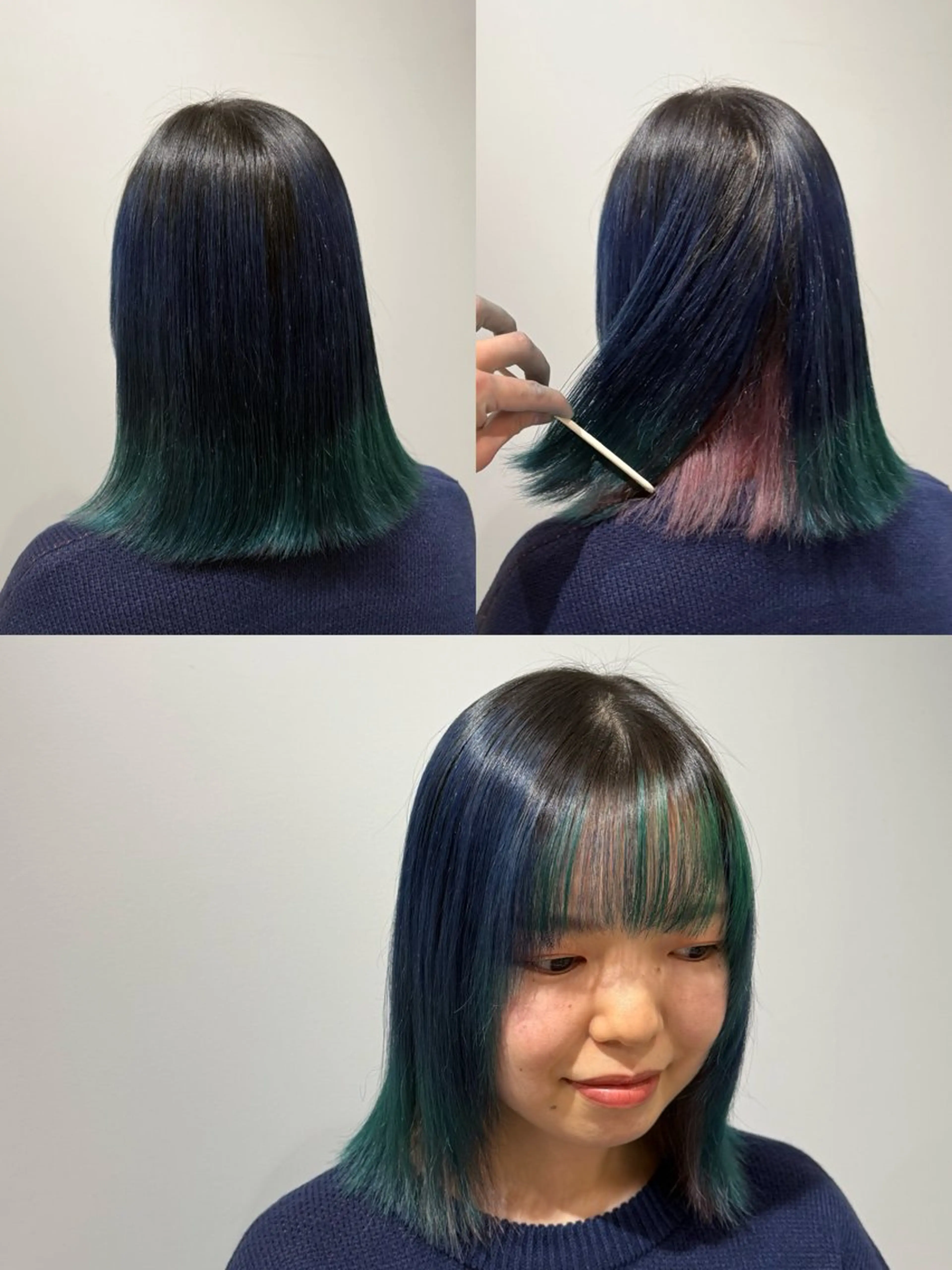 ミディアム カラー ブリーチ ケアブリーチ グラデーションカラー インナーカラー トリートメント カット ヘアカラー トリートメント Riganuts池袋 Hayato✂︎のヘアスタイル