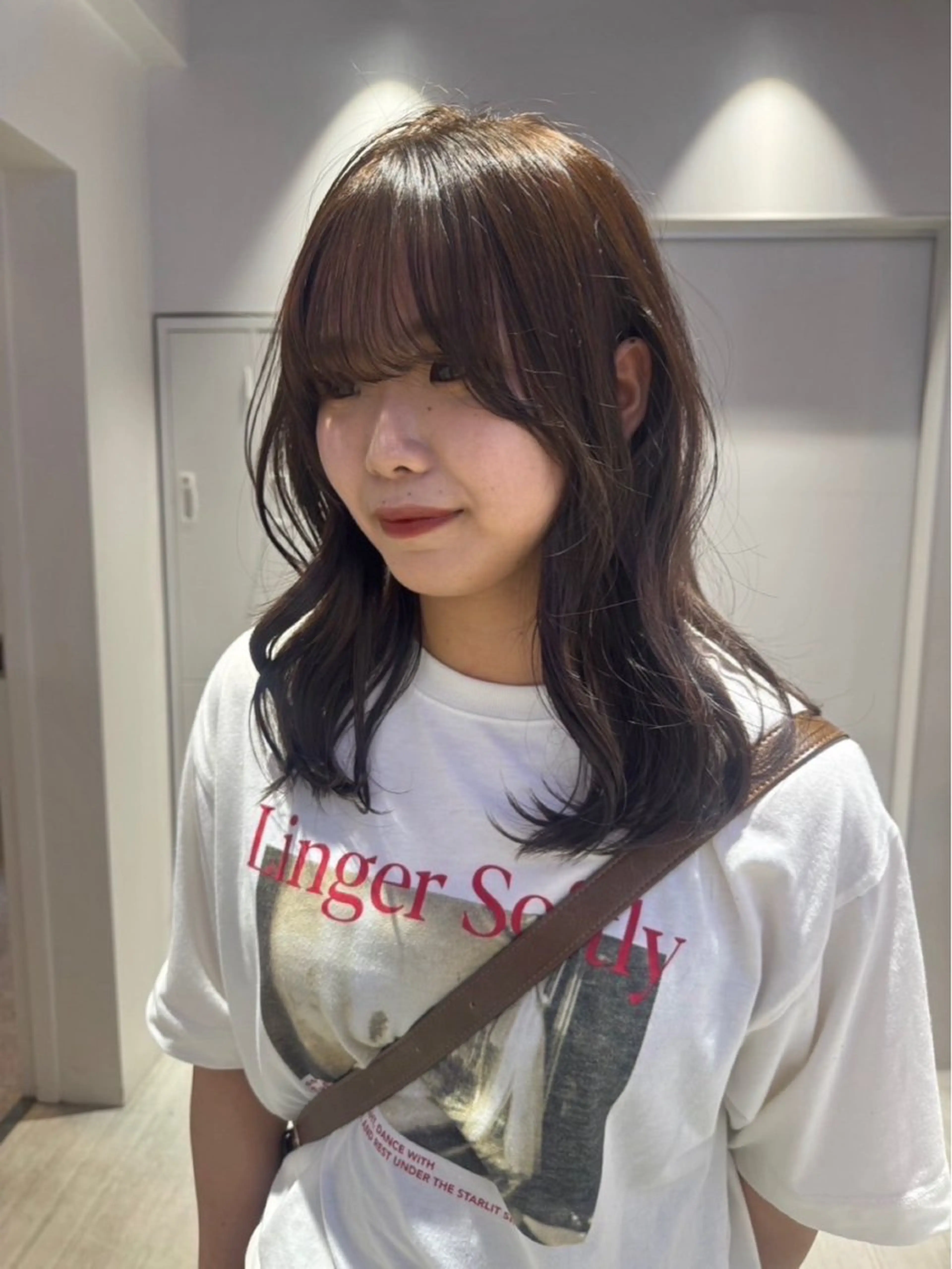 カラー ベージュカラー ブリーチ オリーブベージュ icon所属・Ami / icon博多のヘアスタイル