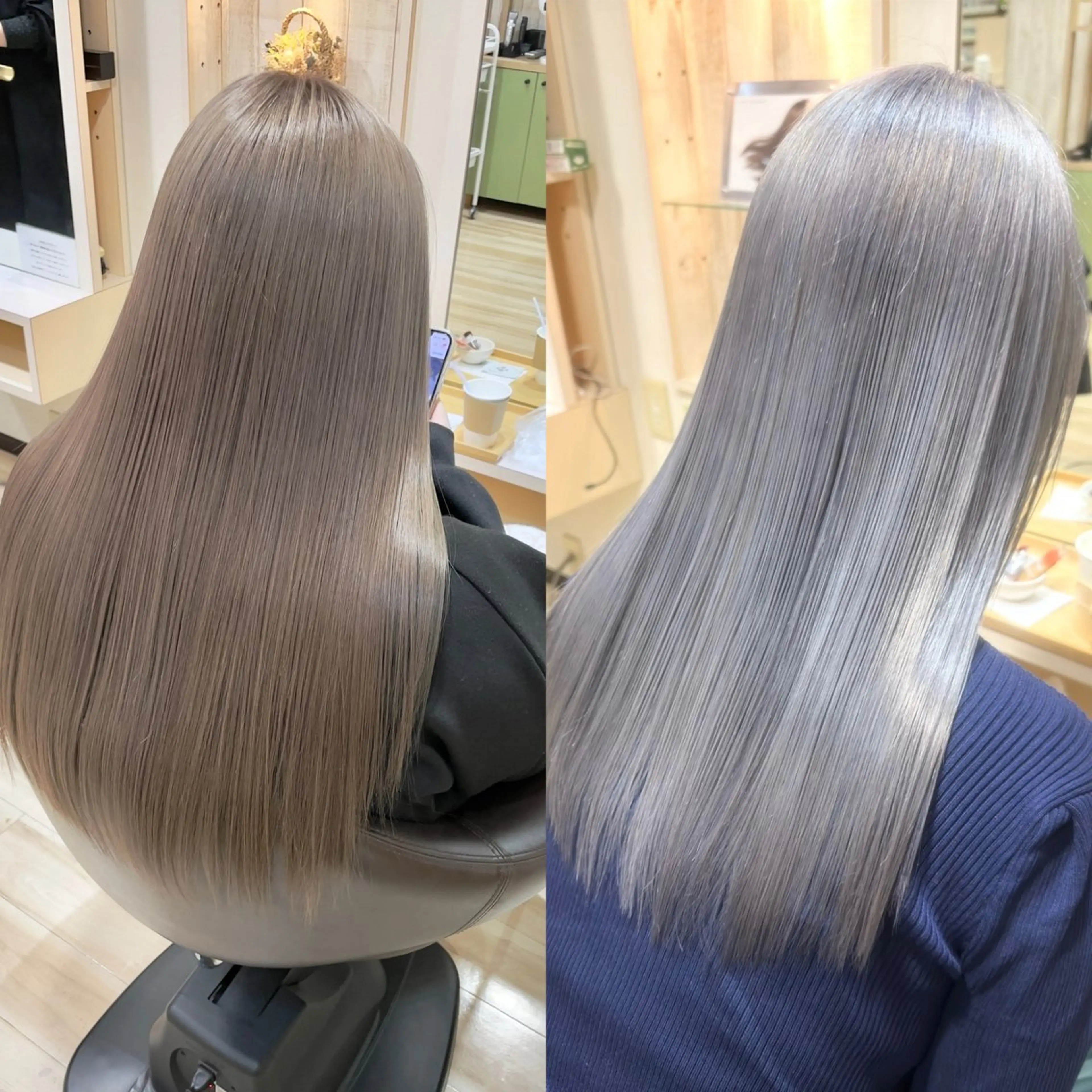 ロング カット ヘアカラー 🌈派手髪ハイトーン 🌈鈴木亮太🌈のヘアスタイル