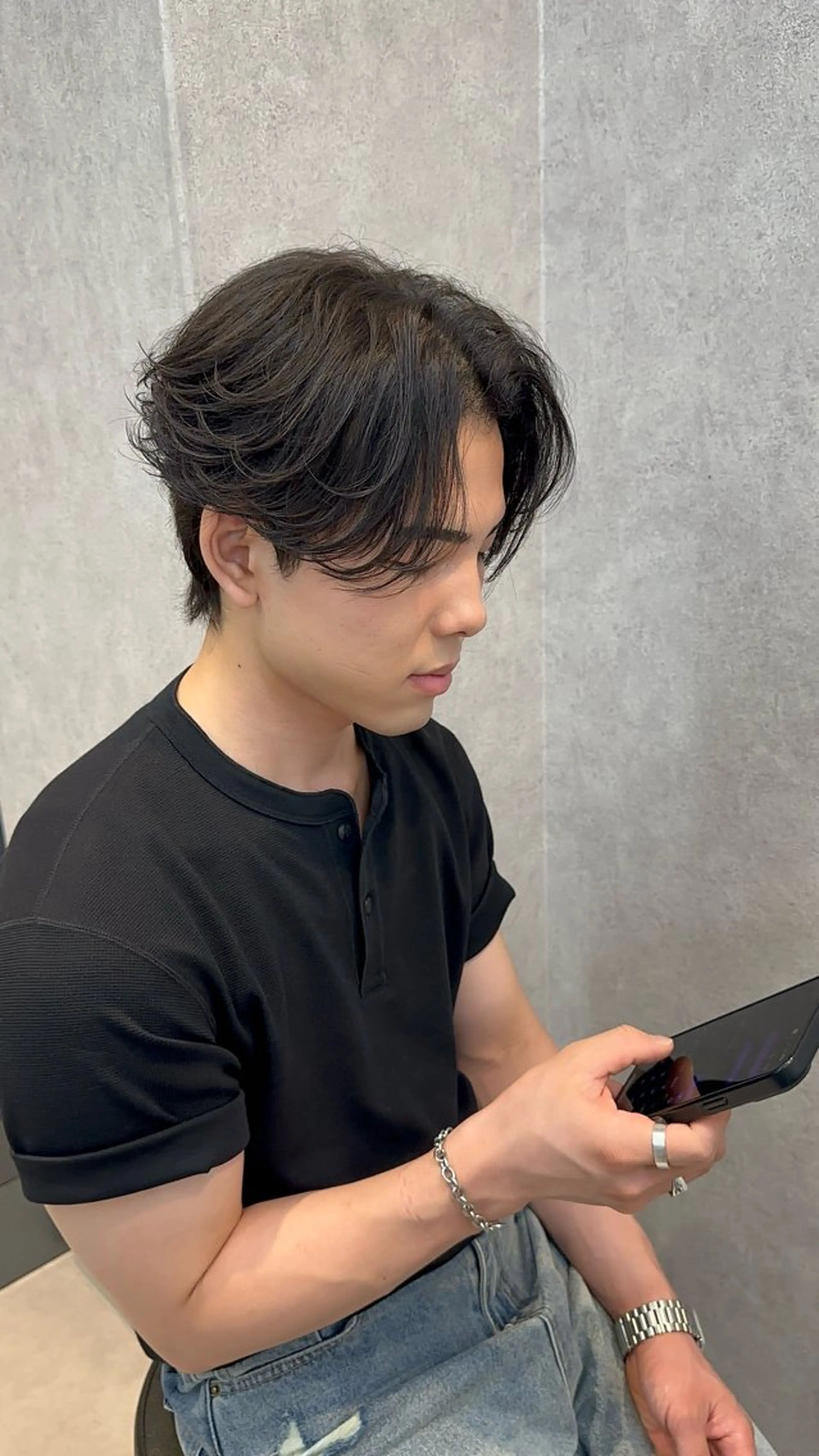 ヘアアレンジ メンズ カノン/メンズカット /ダウンパーマのヘアスタイル