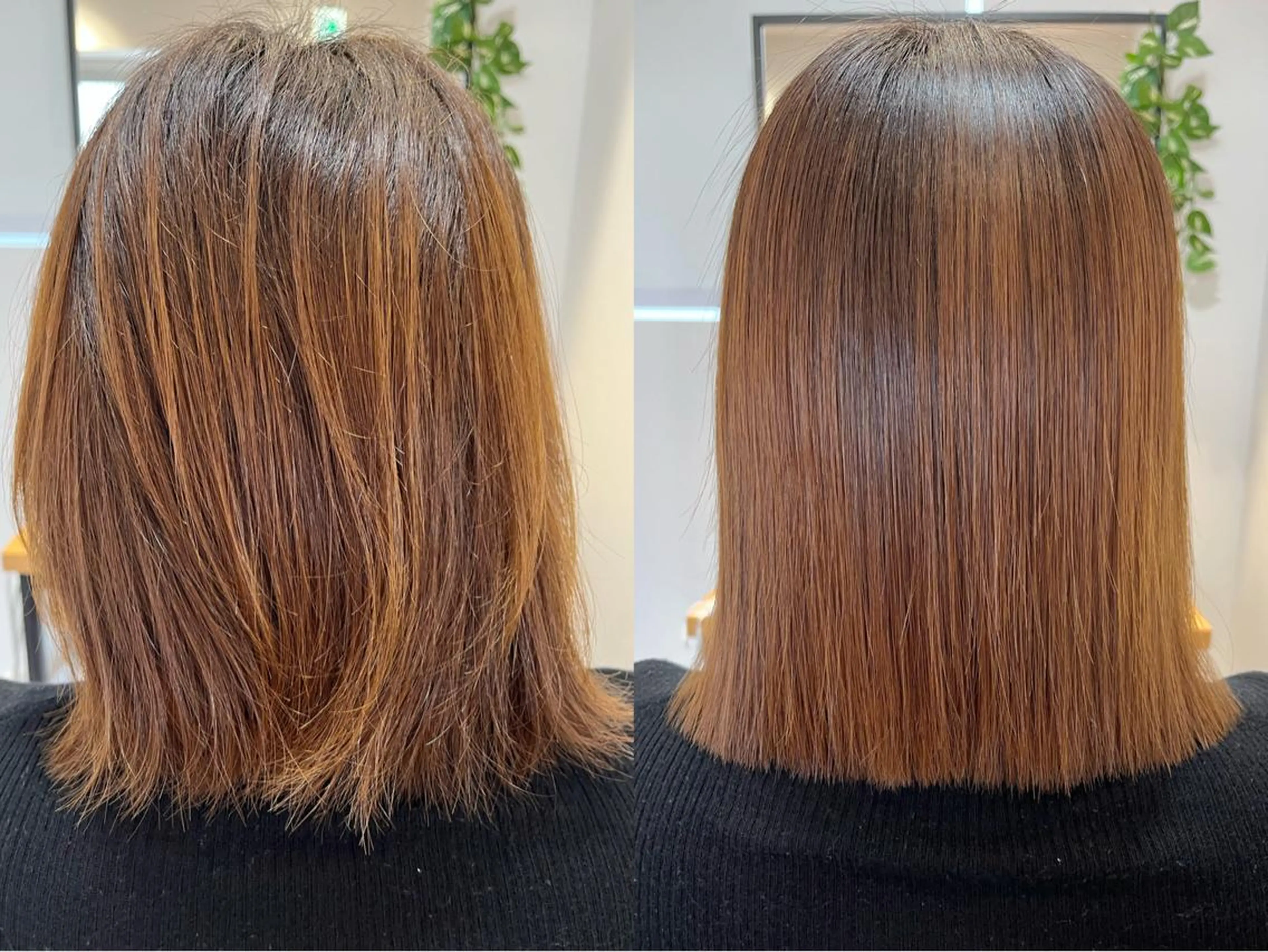 【髪質改善】premium縮毛矯正＋カット＋トリートメントの写真